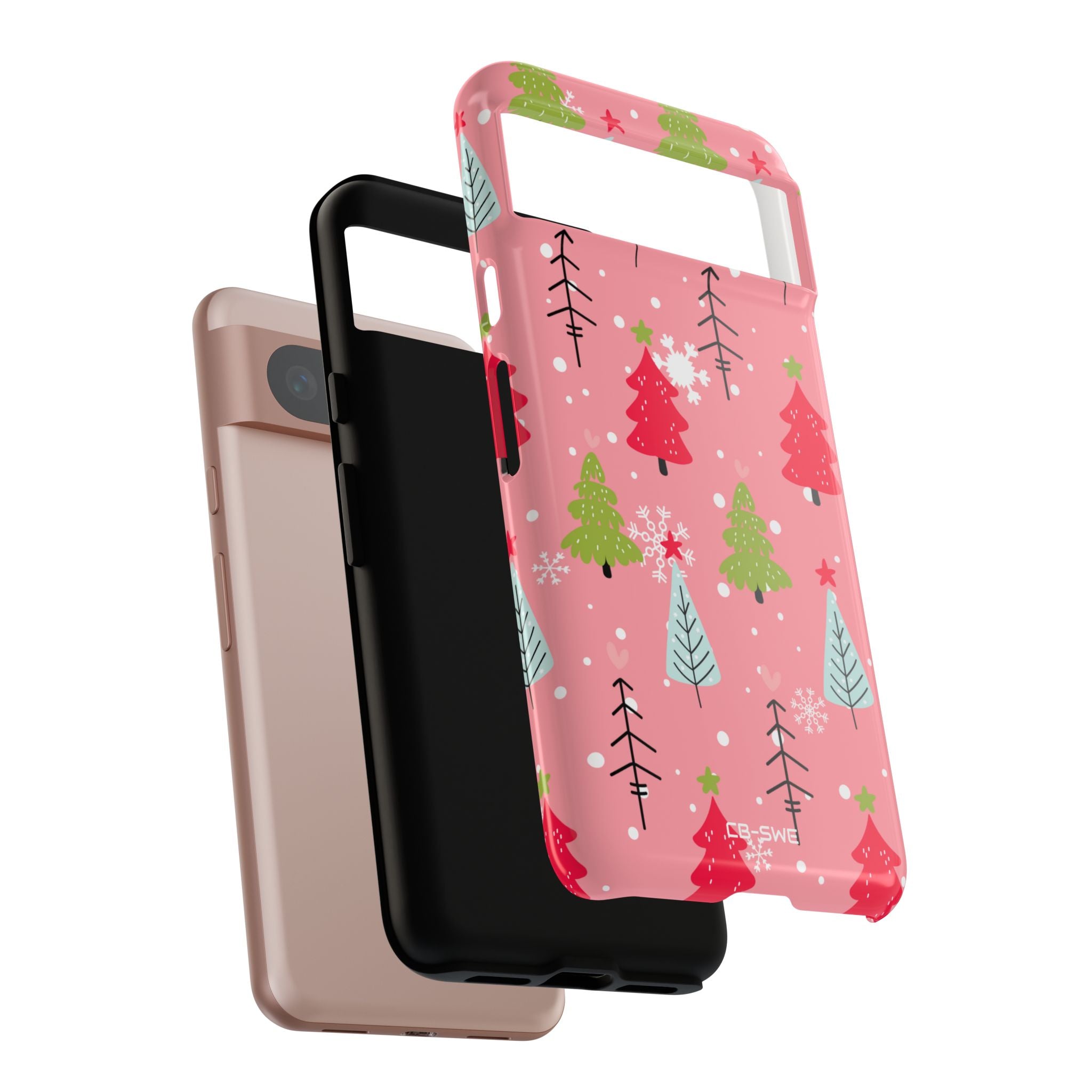 Snowflakes Dance Playfully - Google Pixel Case