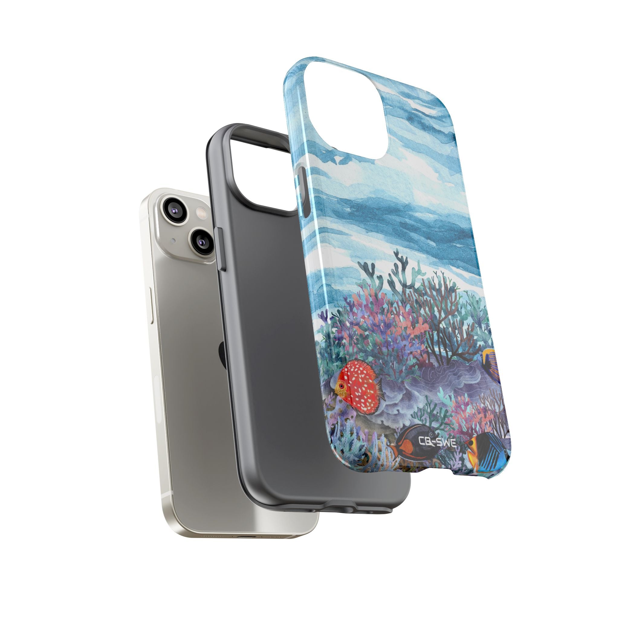 Aquatic Life Watercolors - iPhone Case