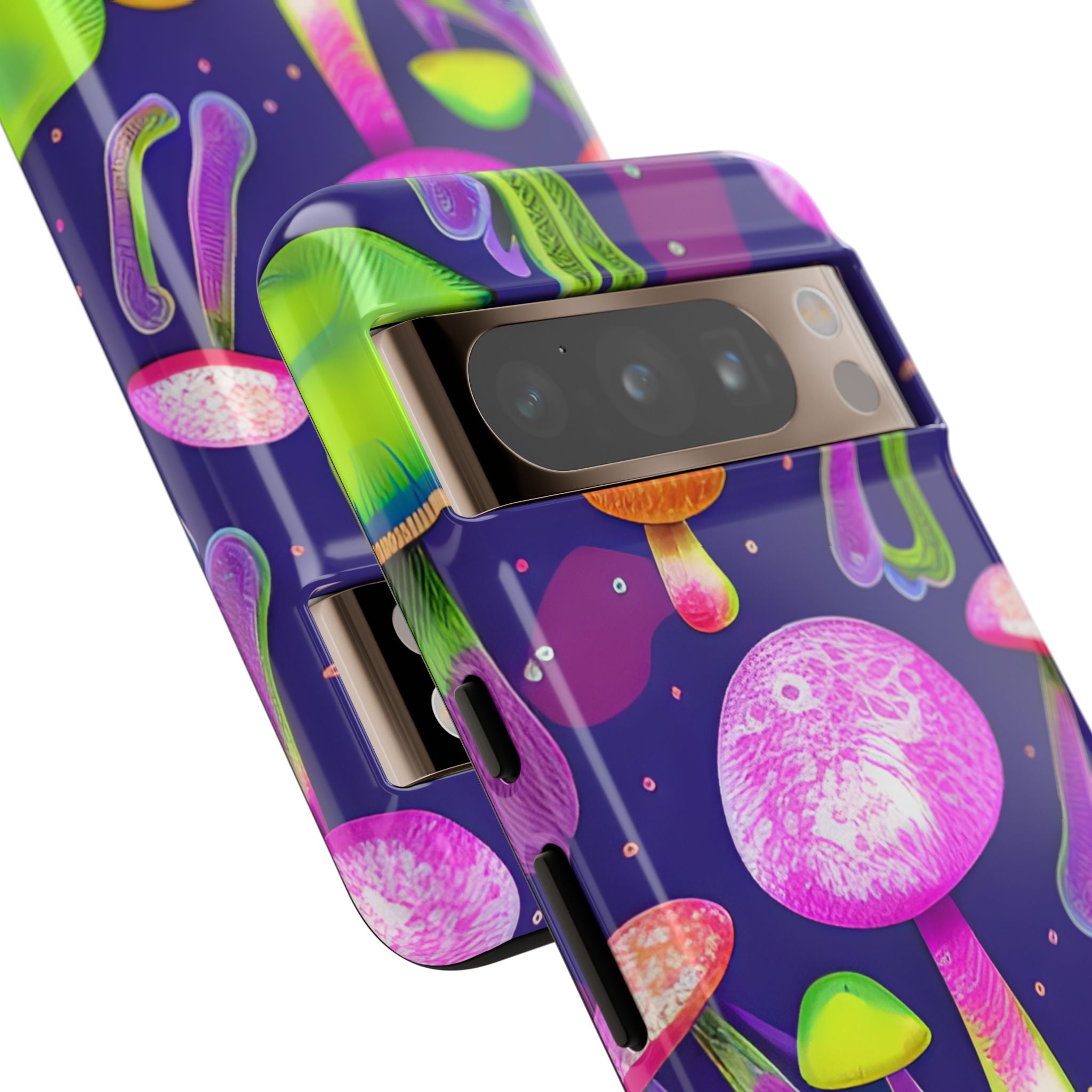 Neon Mushroom Dreams - Google Pixel Case