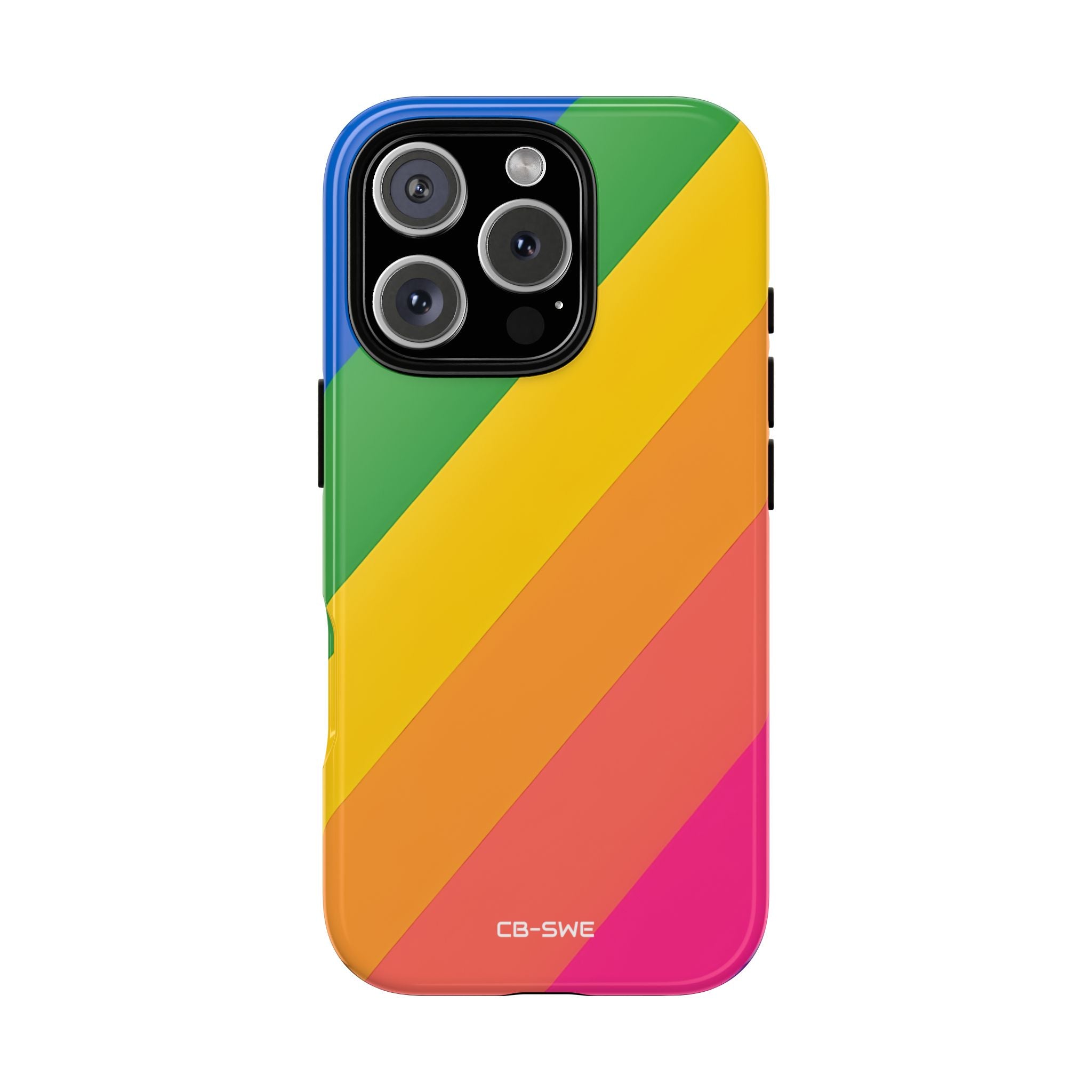 Vibrant Geometric Spectrum - iPhone Case