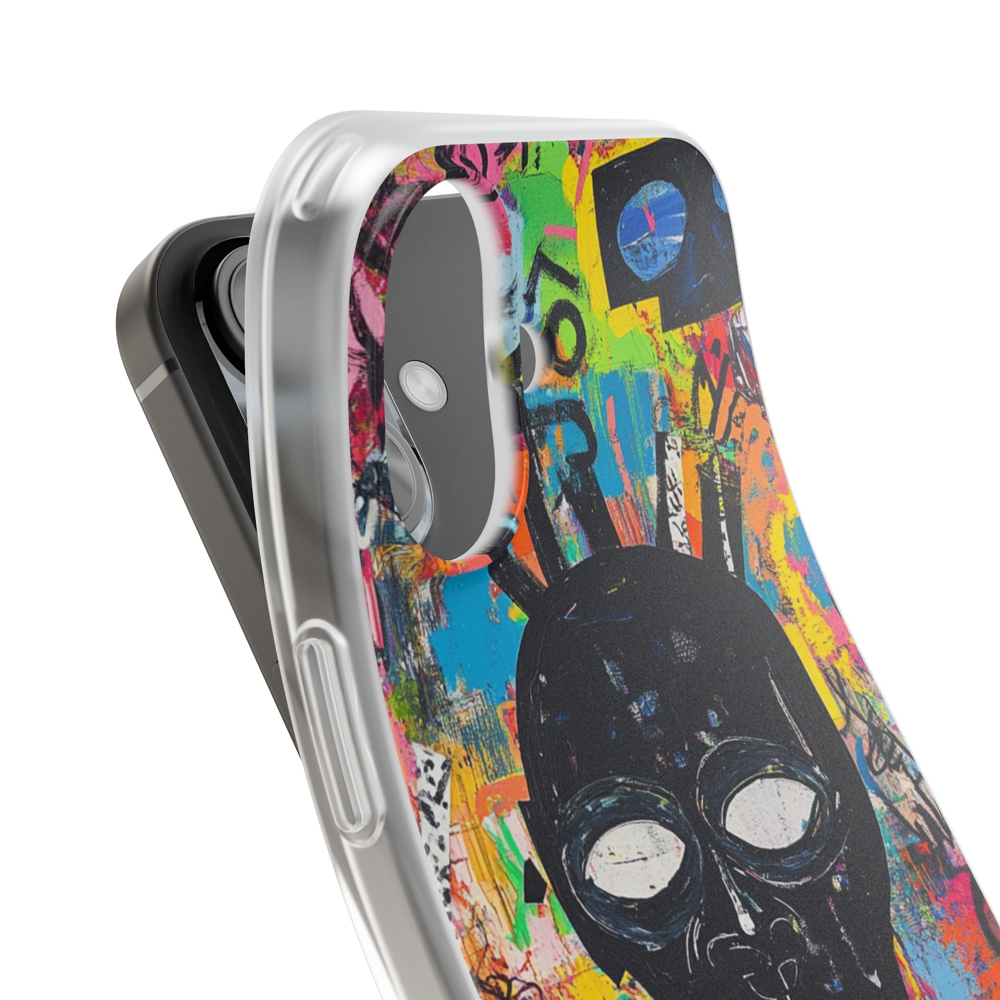 Skull Vortex iPhone 16 Case - Soft