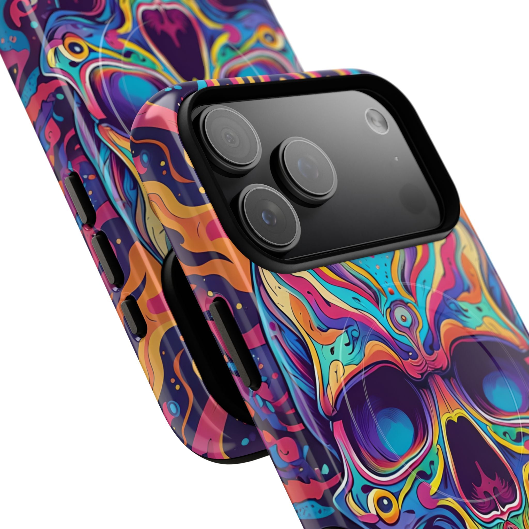 Flaming Skull iPhone 17 Pro Max Case - Tough+