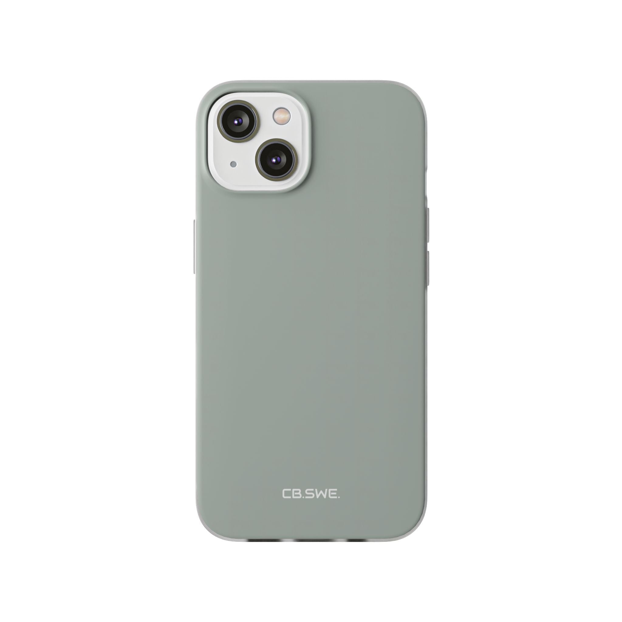 Aschgraue iPhone-Hülle – Flexi
