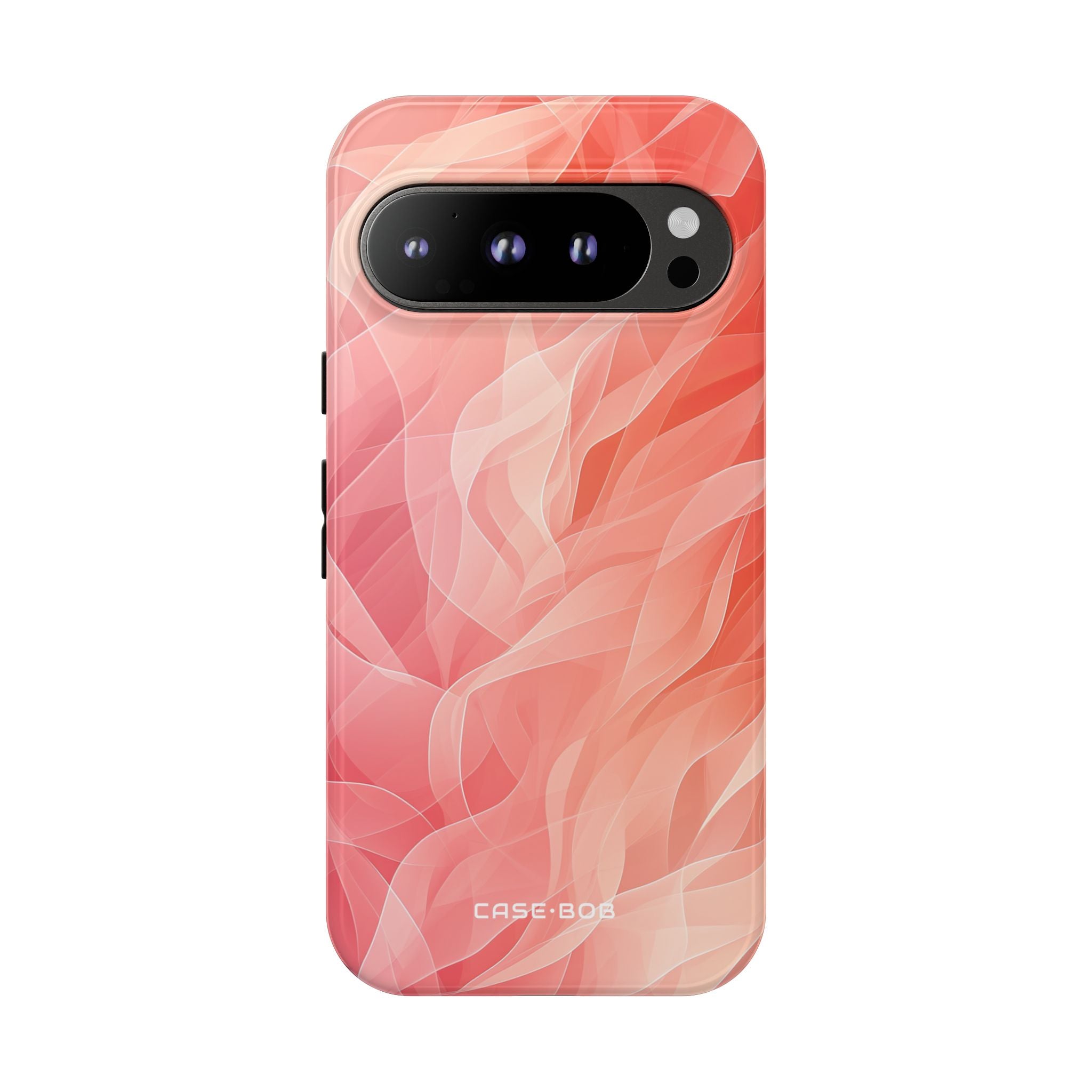 Peach Wave Drift Google Pixel 9 Pro Case - Tough