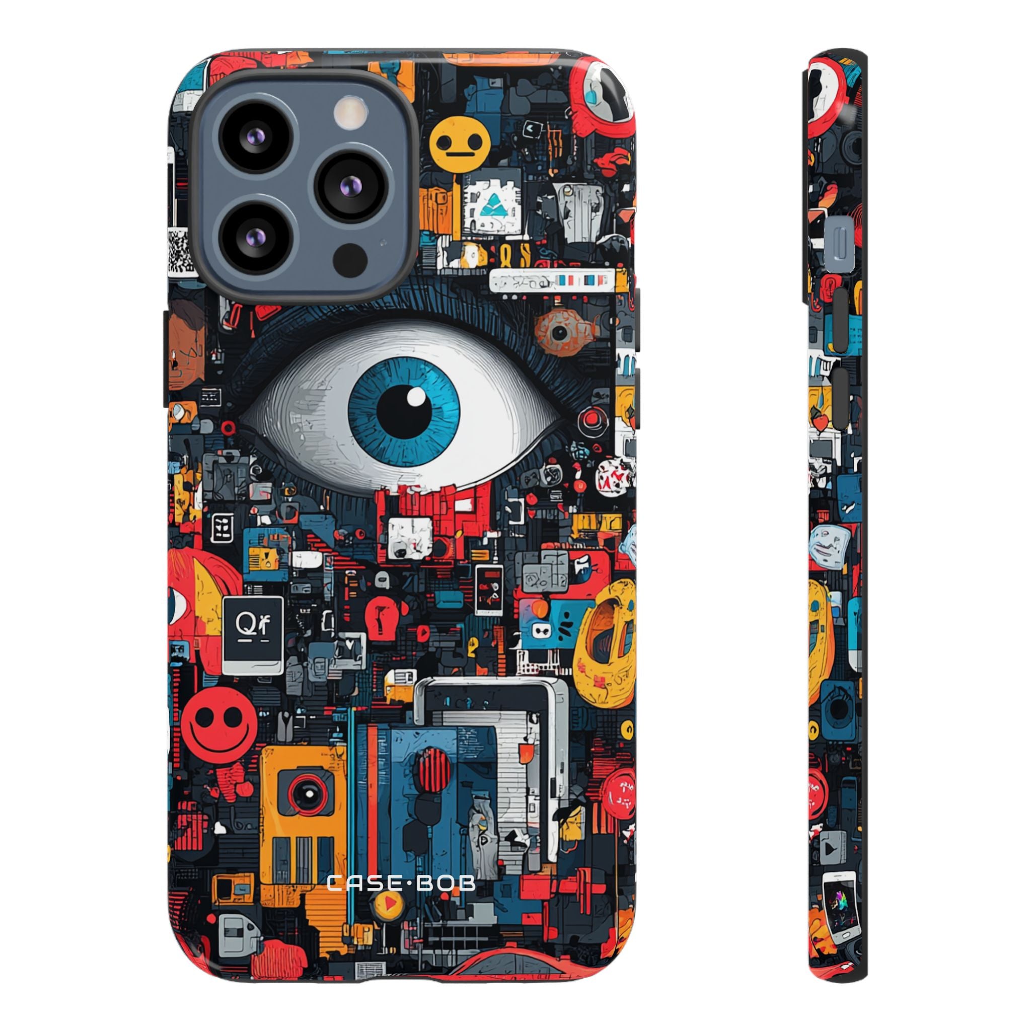 Digital Eye Blue iPhone 13 Pro Max Case - Tough