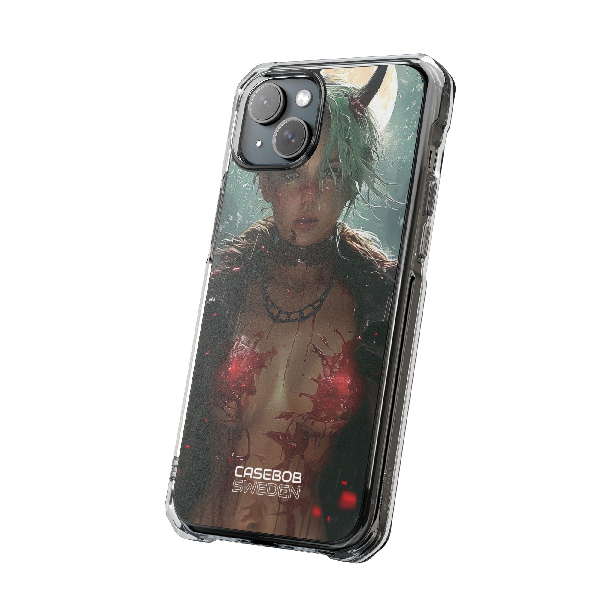 Moonlit Horned Beauty iPhone 15 - Impact Clear+