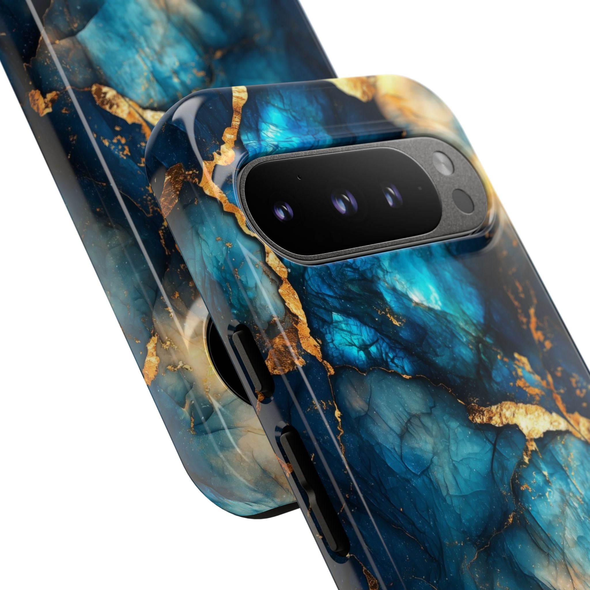 Luminous Gold Veins - Google Pixel Case