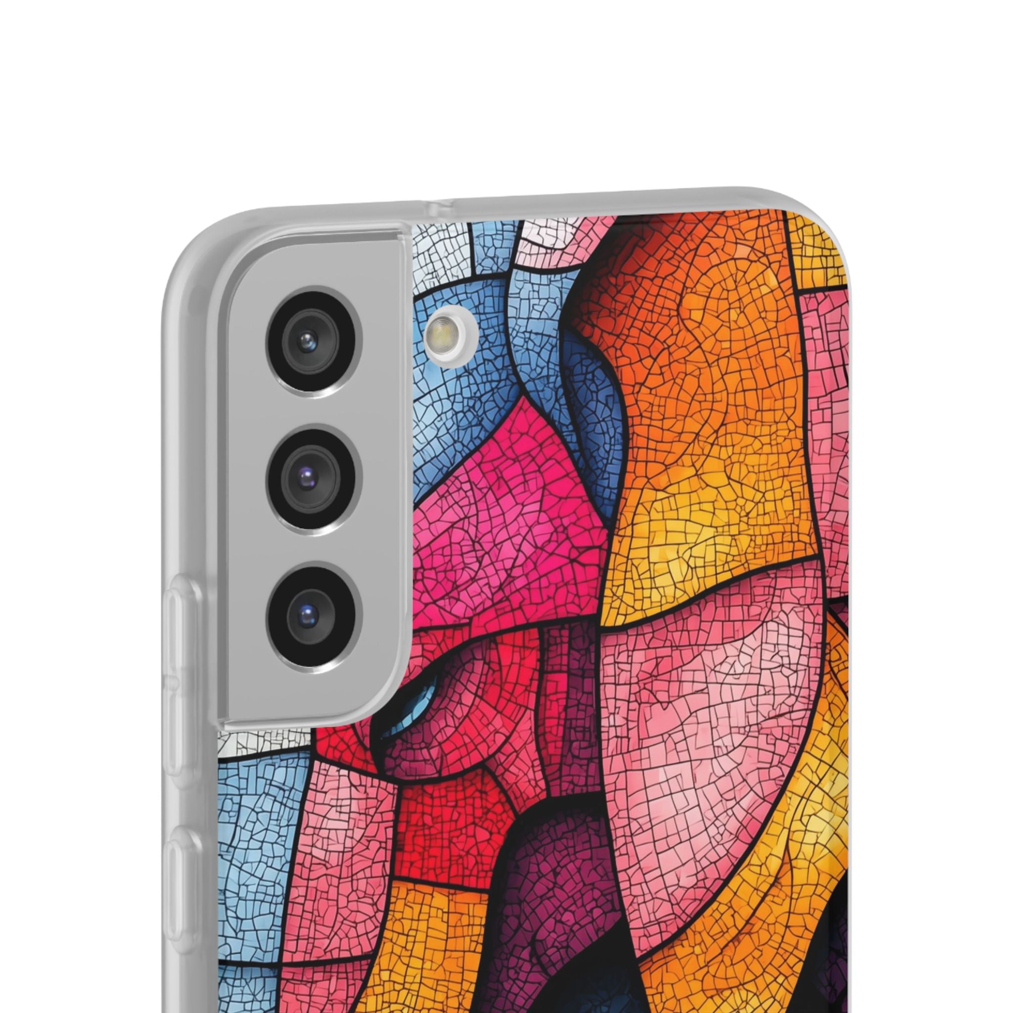 Elephant Mosaic Samsung S22 Plus Case - Soft
