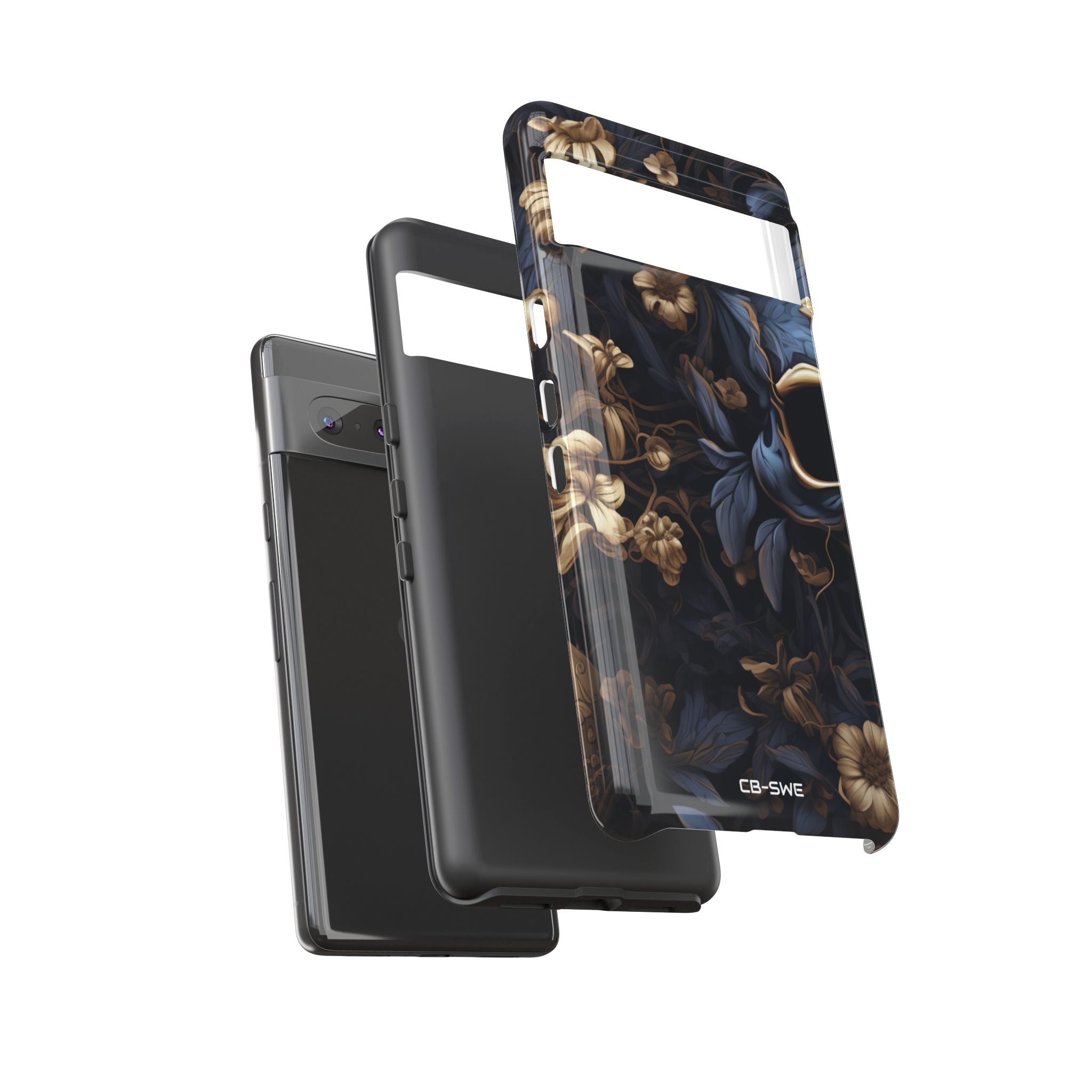 Gothic Floral Skull - Google Pixel Case