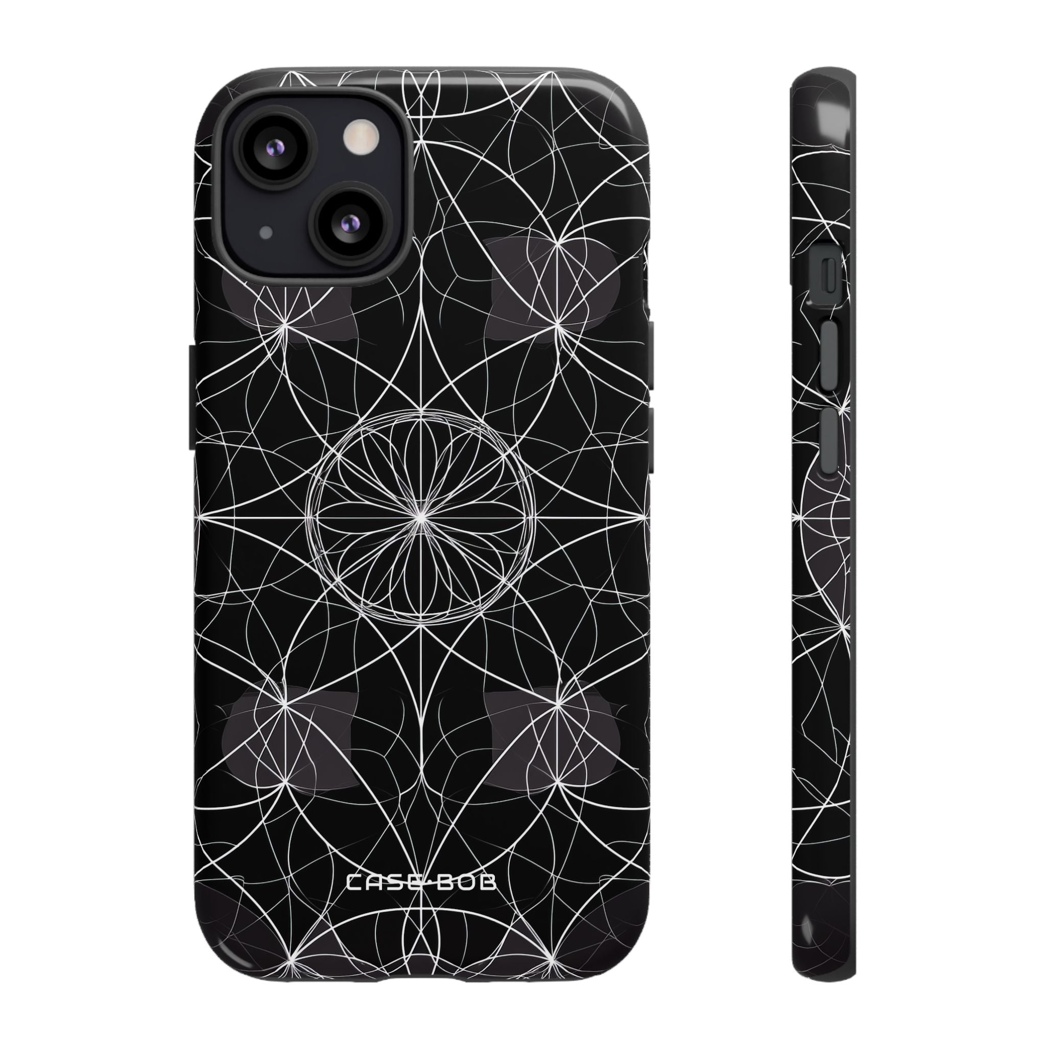 Radiant Petal Orbit iPhone 13 Case - Tough