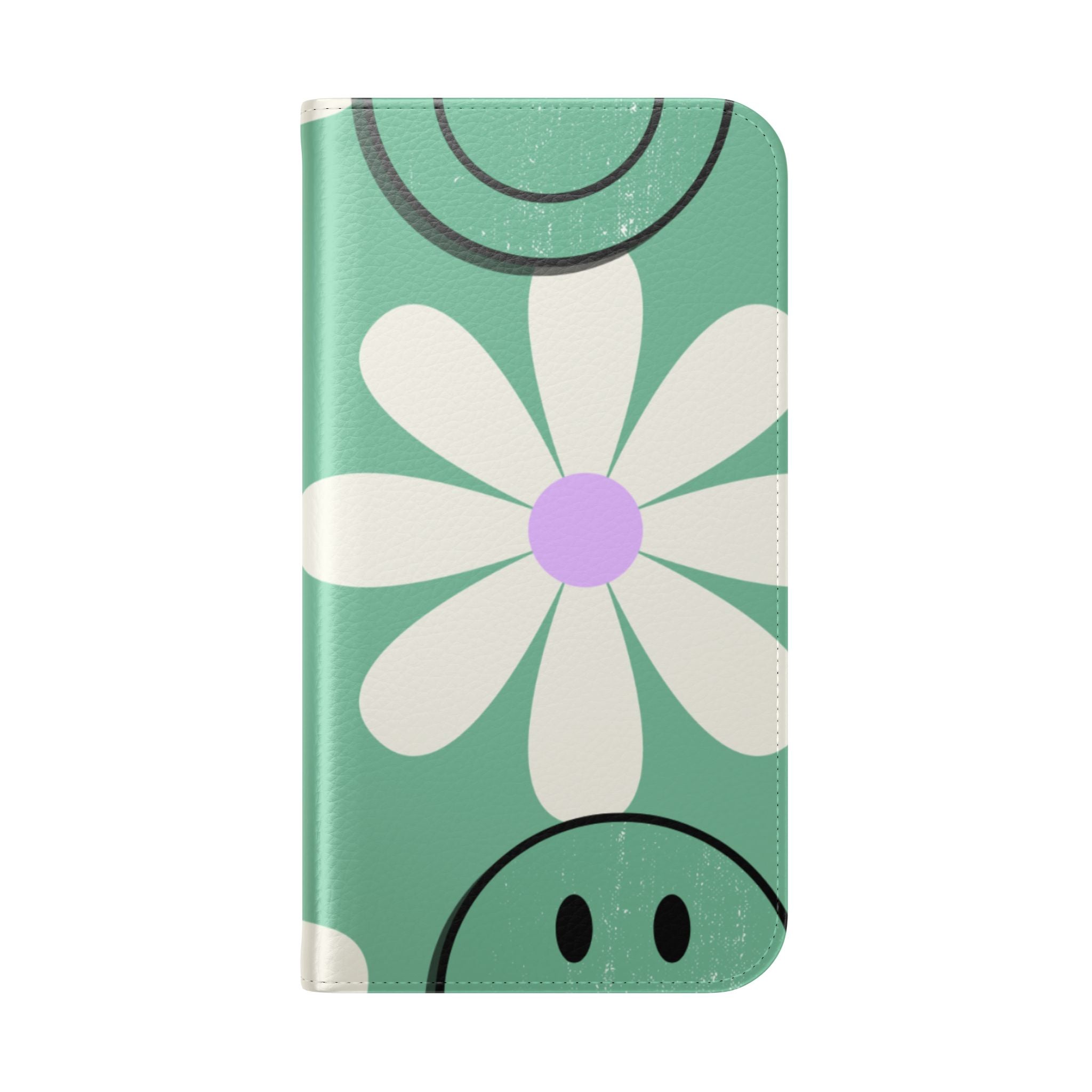 Smiley Daisy Glow - iPhone 16 Case - Wallet