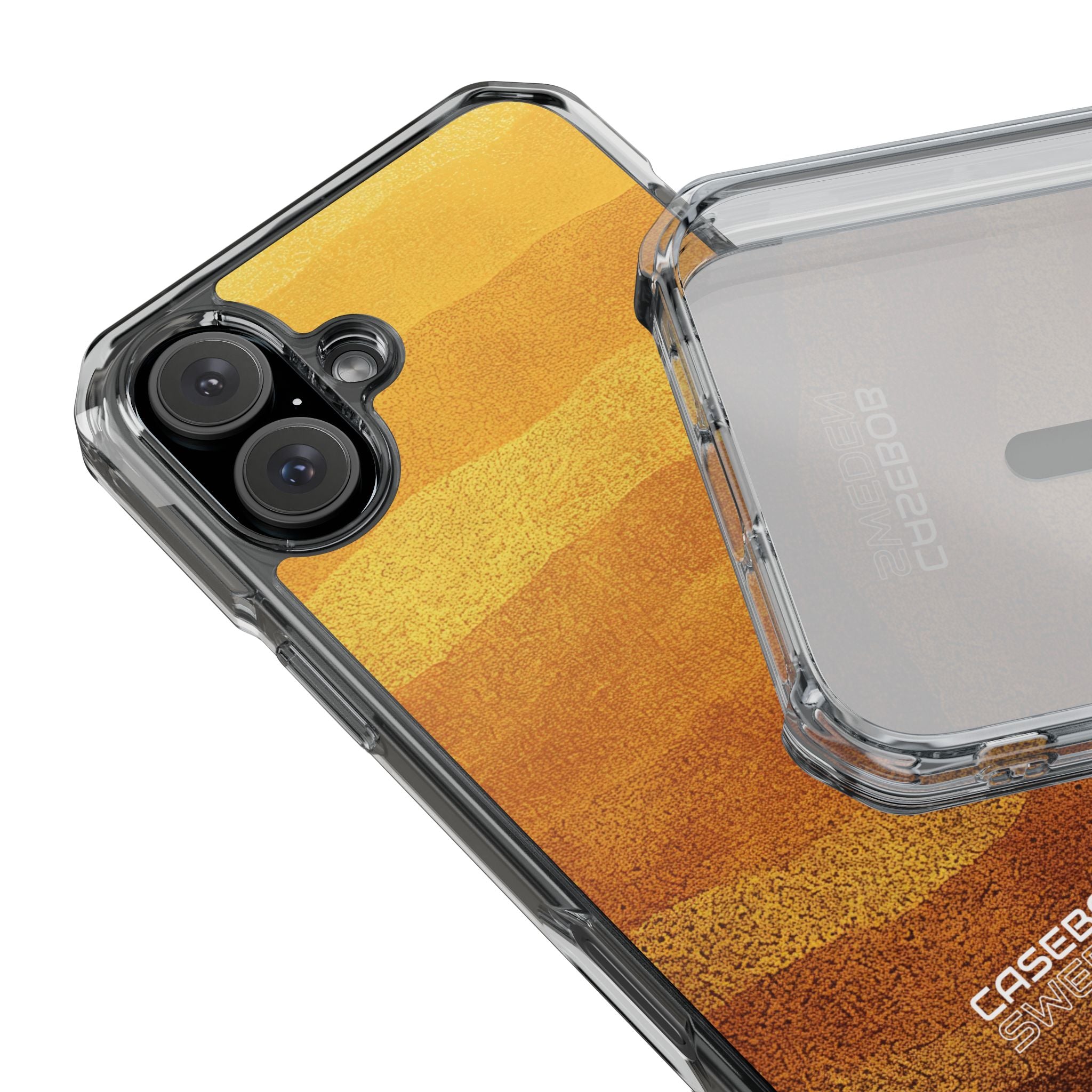 Golden Horizon Layers iPhone 16 - Impact Clear+