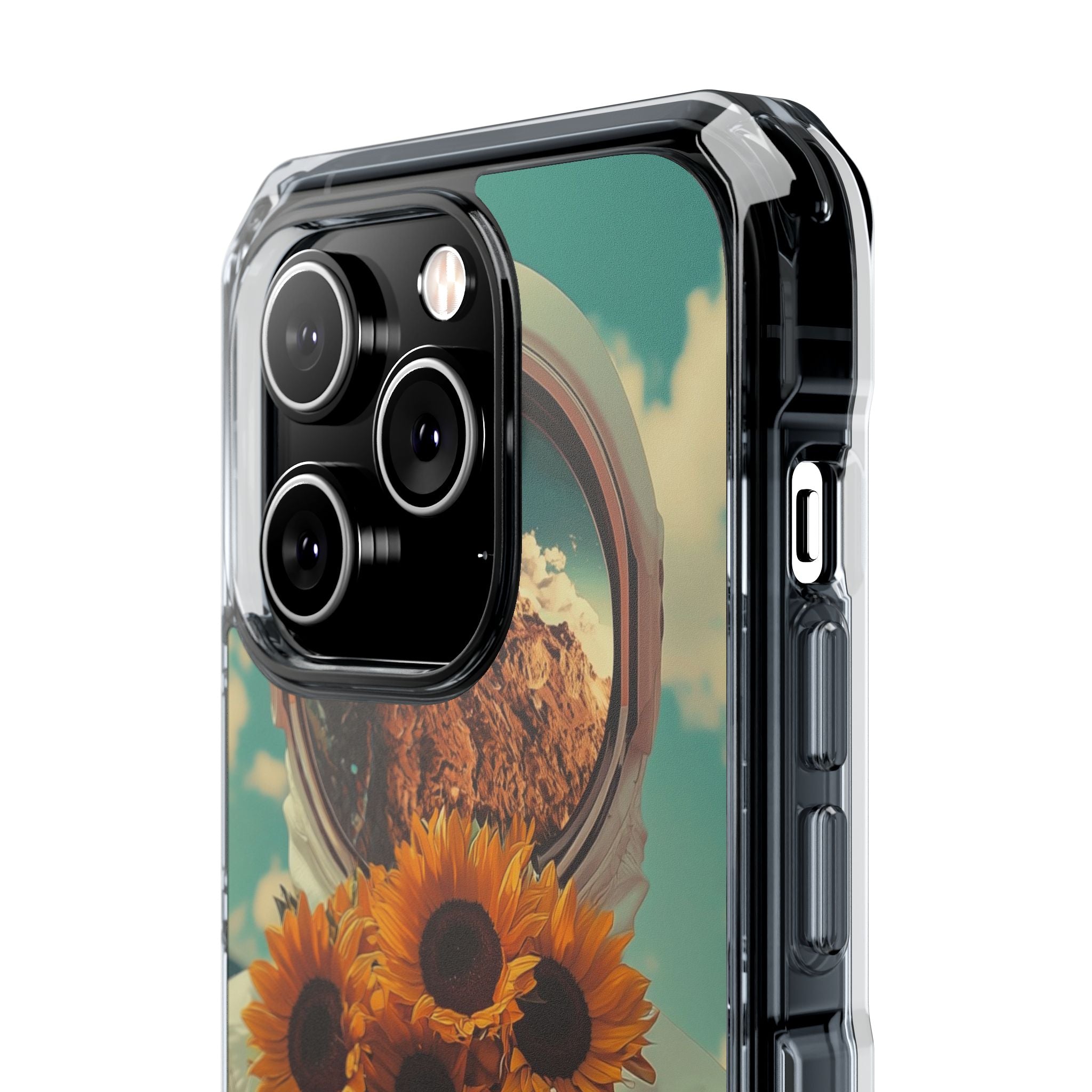 Sunflower Astronaut iPhone 14 Pro Case - Impact