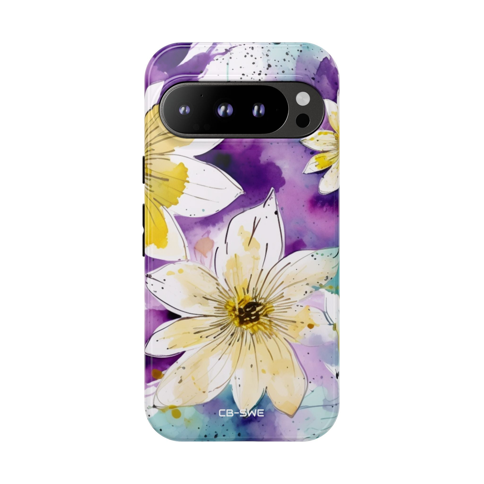 Vibrant Watercolor Flowers - Google Pixel Case