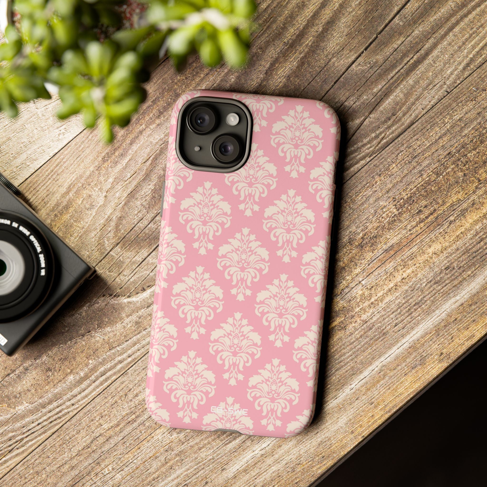 Pastel Damask Elegance - iPhone Case