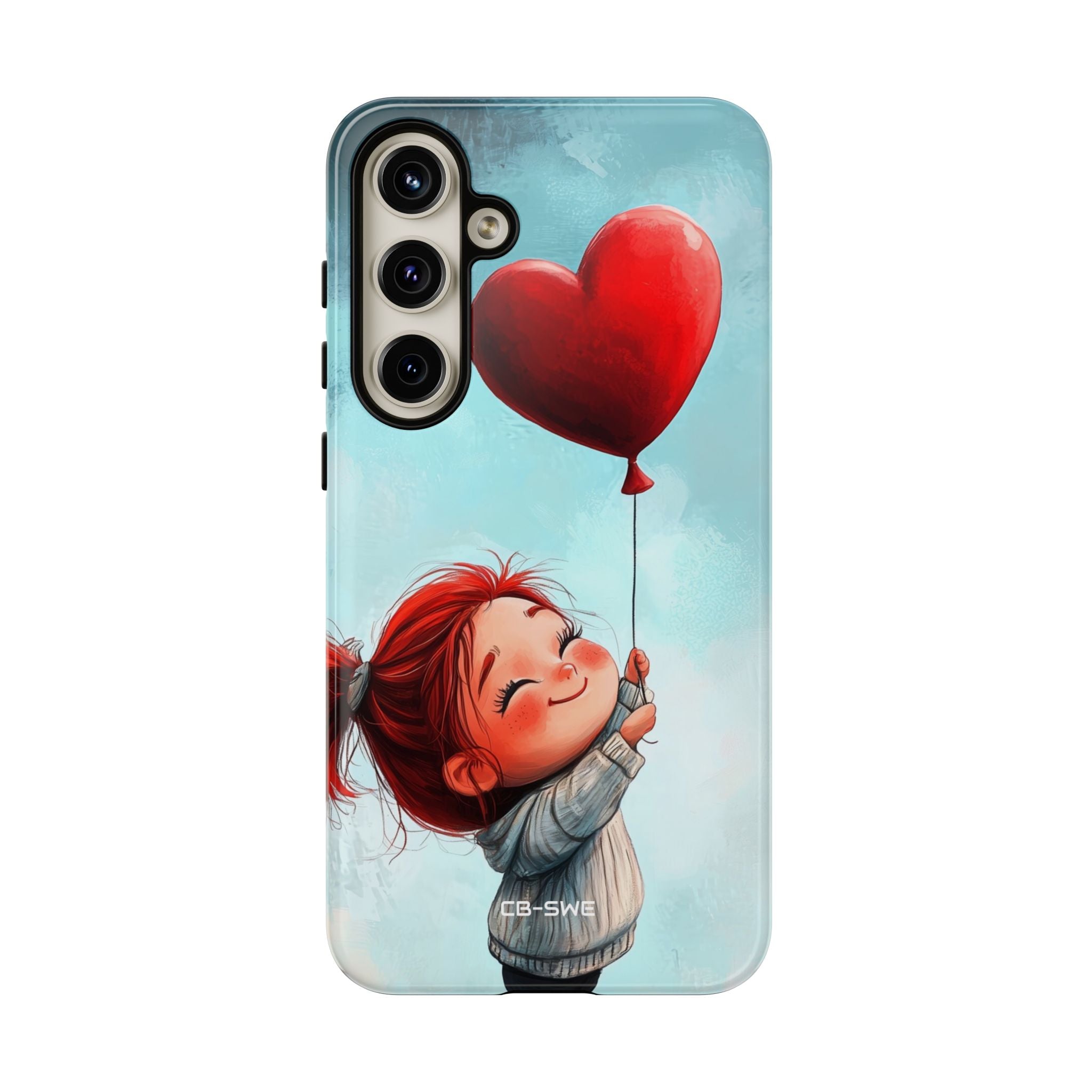 Joyful Girl Flies - Samsung Case