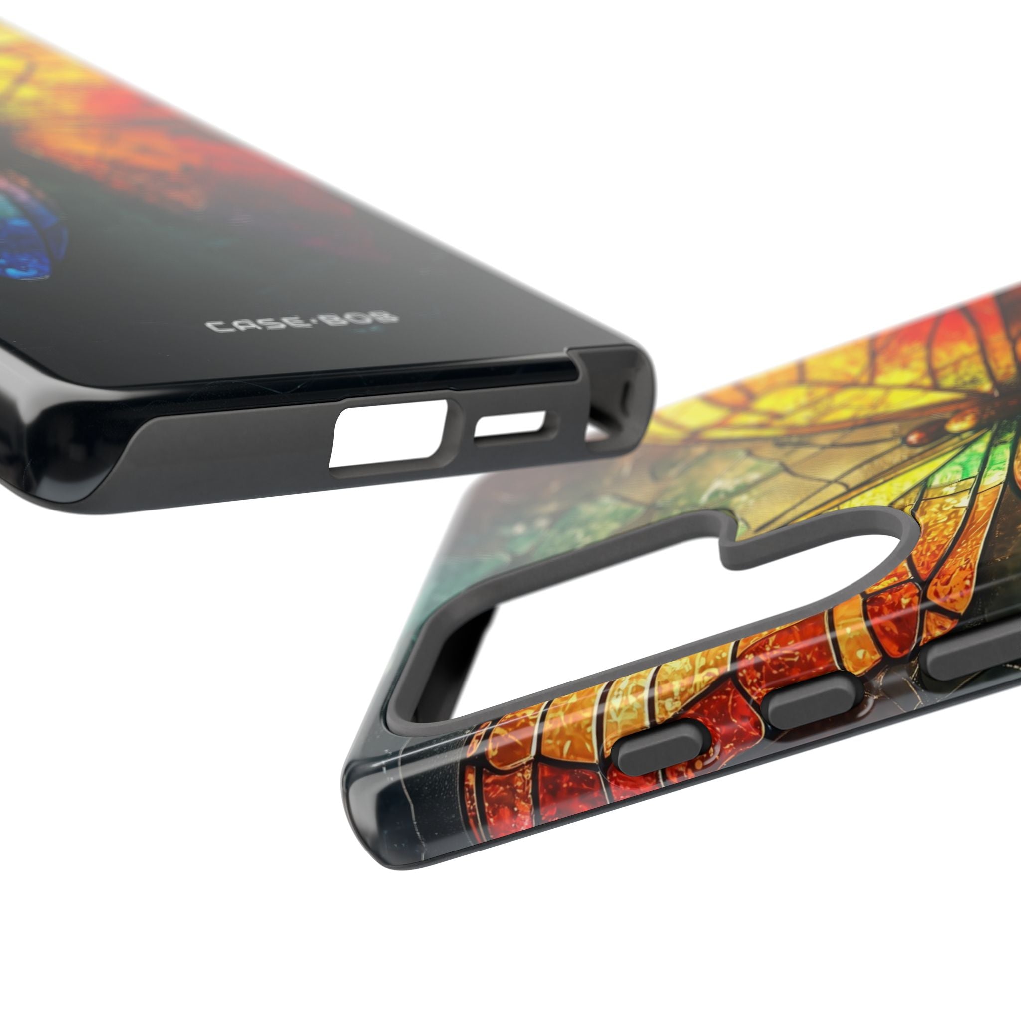 Stained Glass Butterfly Samsung S25 Ultra Case - Tough