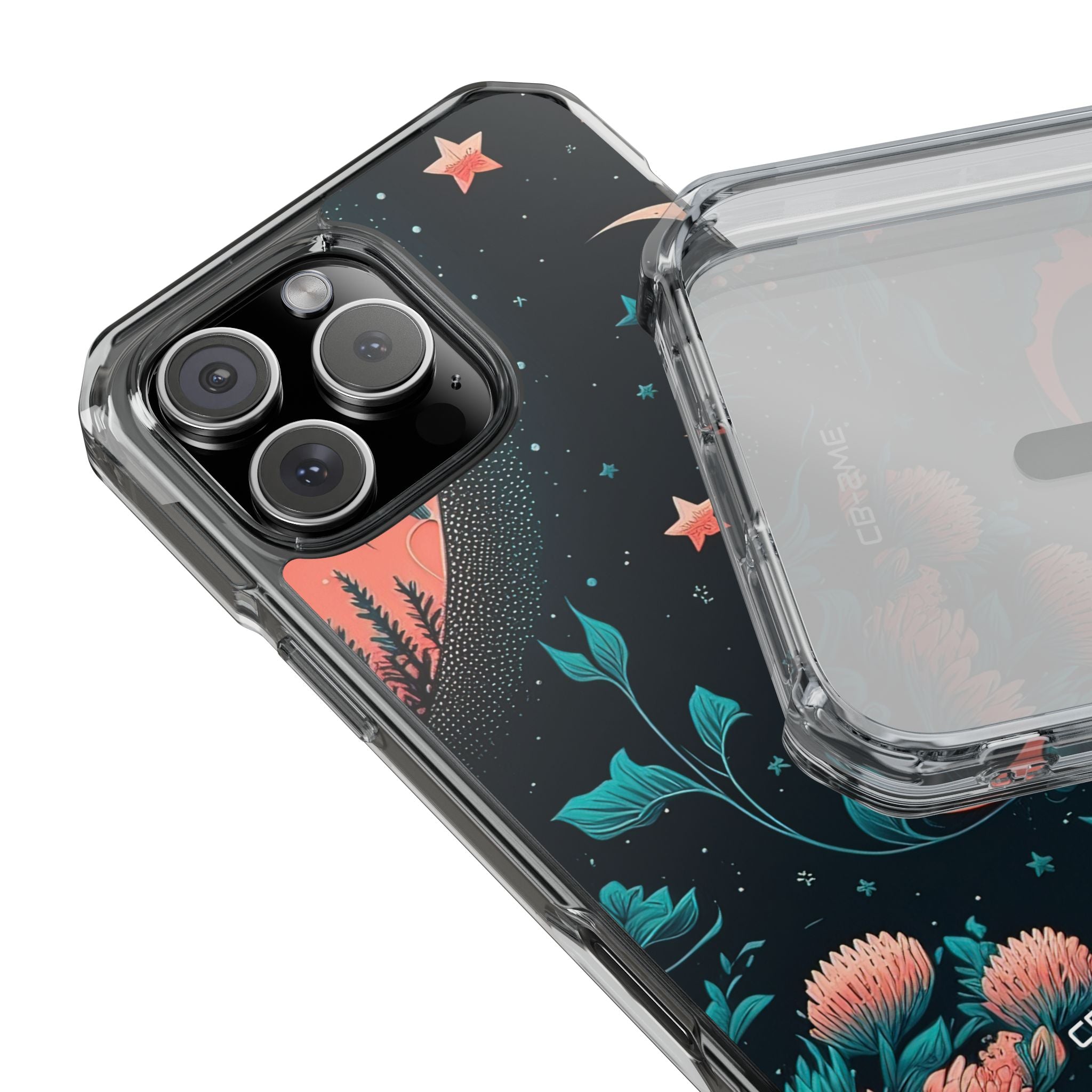 Cosmic Floral Dreams iPhone Case - Impact