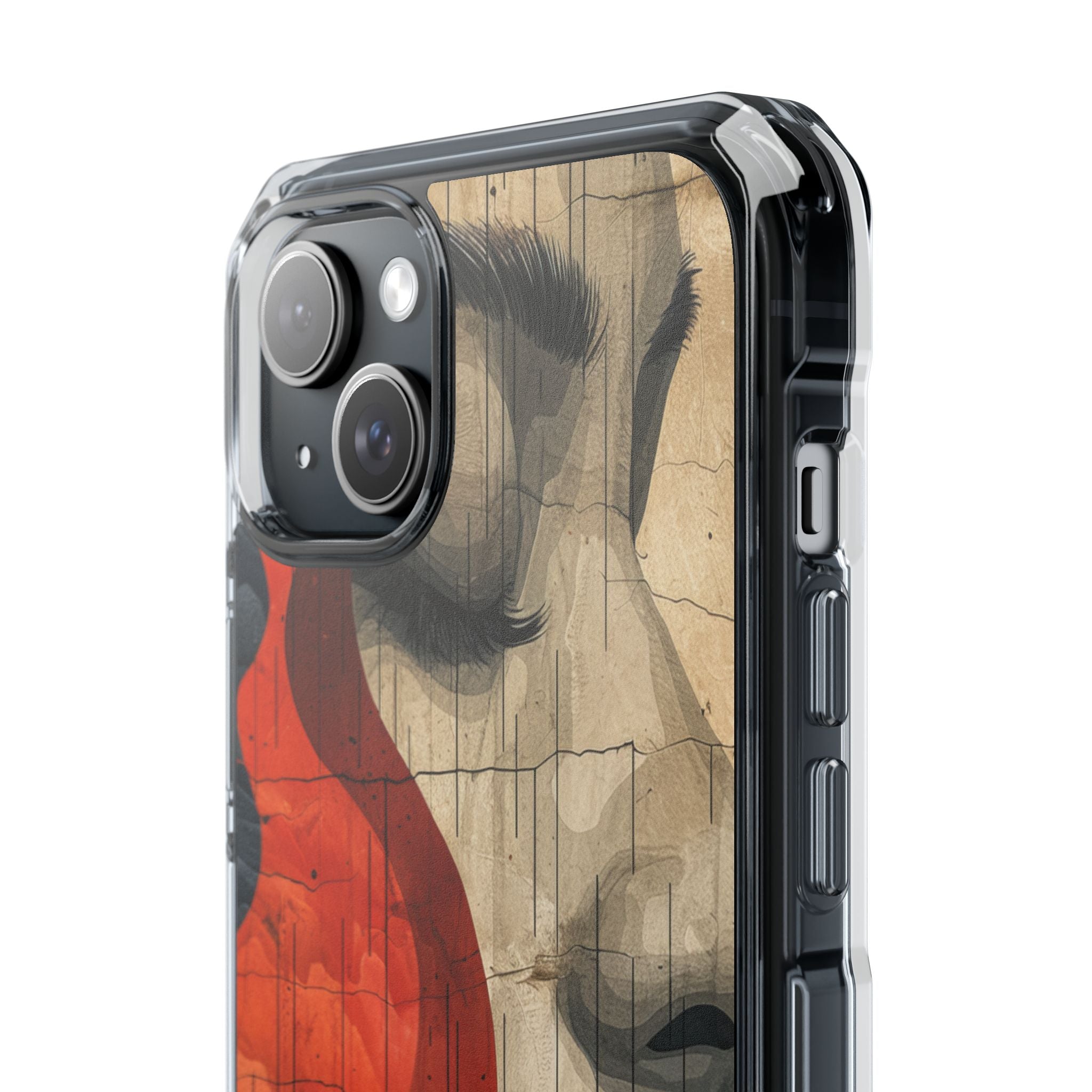 Crimson Flow Profile iPhone 15 - Impact Clear+