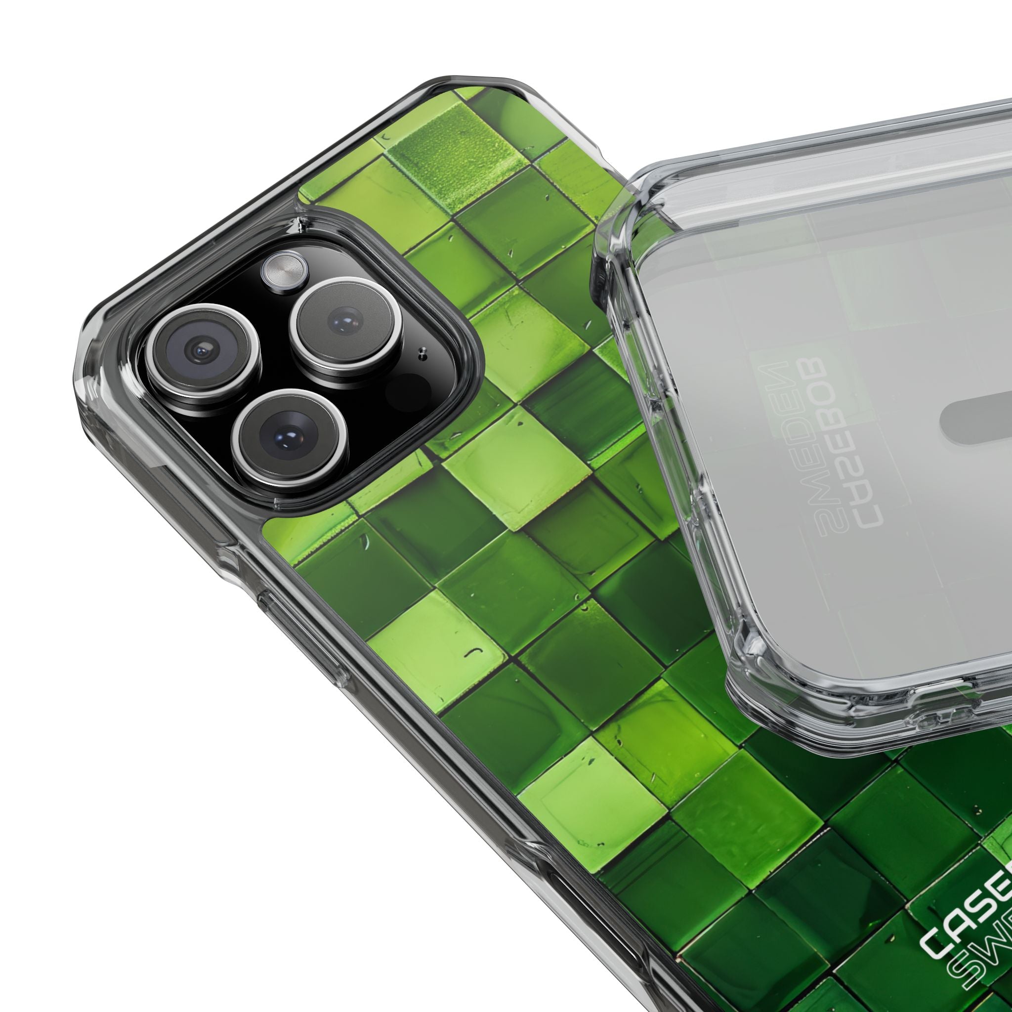 Green Tile Harmony iPhone 16 - Impact Clear+