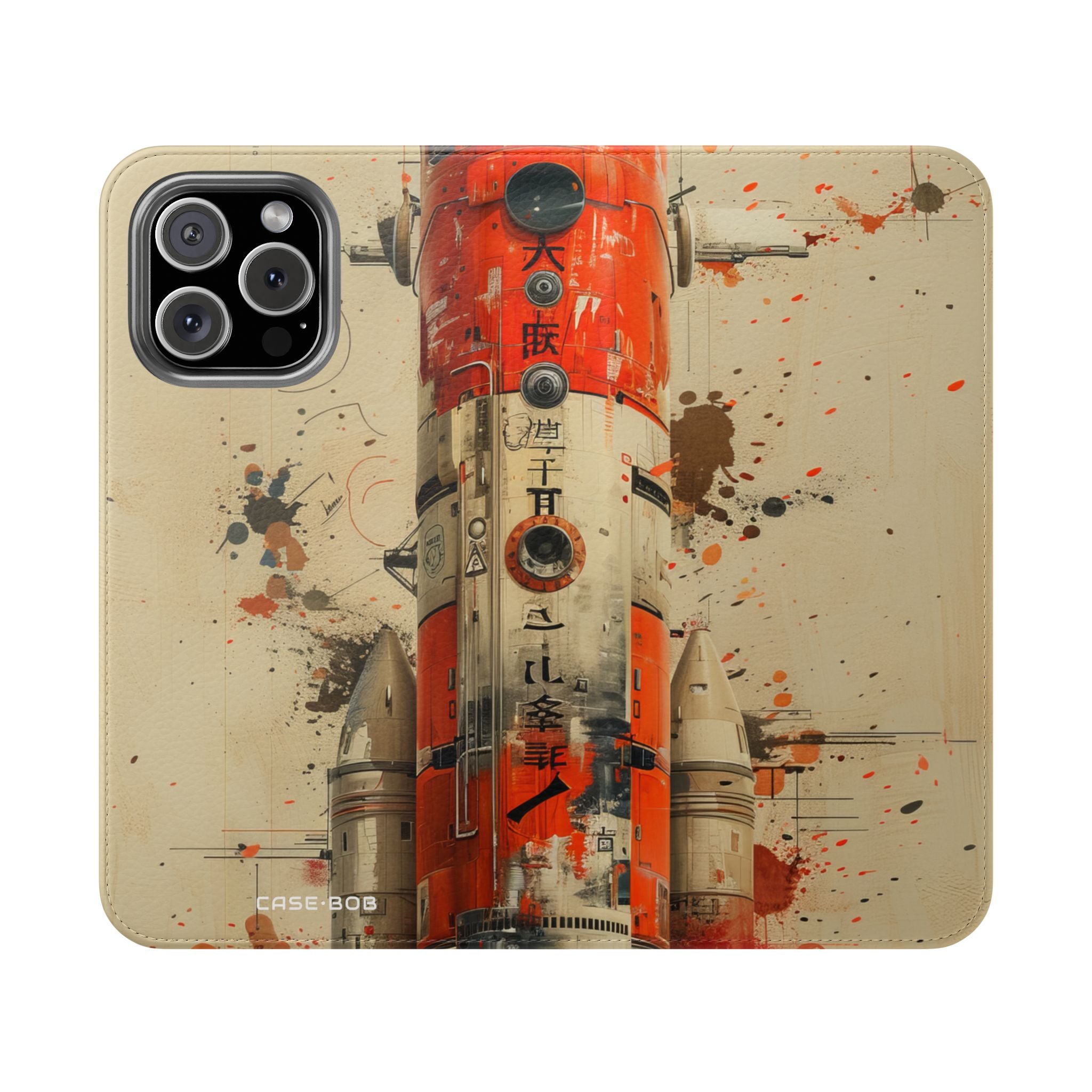 Crimson Rocket - iPhone 16 Max Case - Wallet