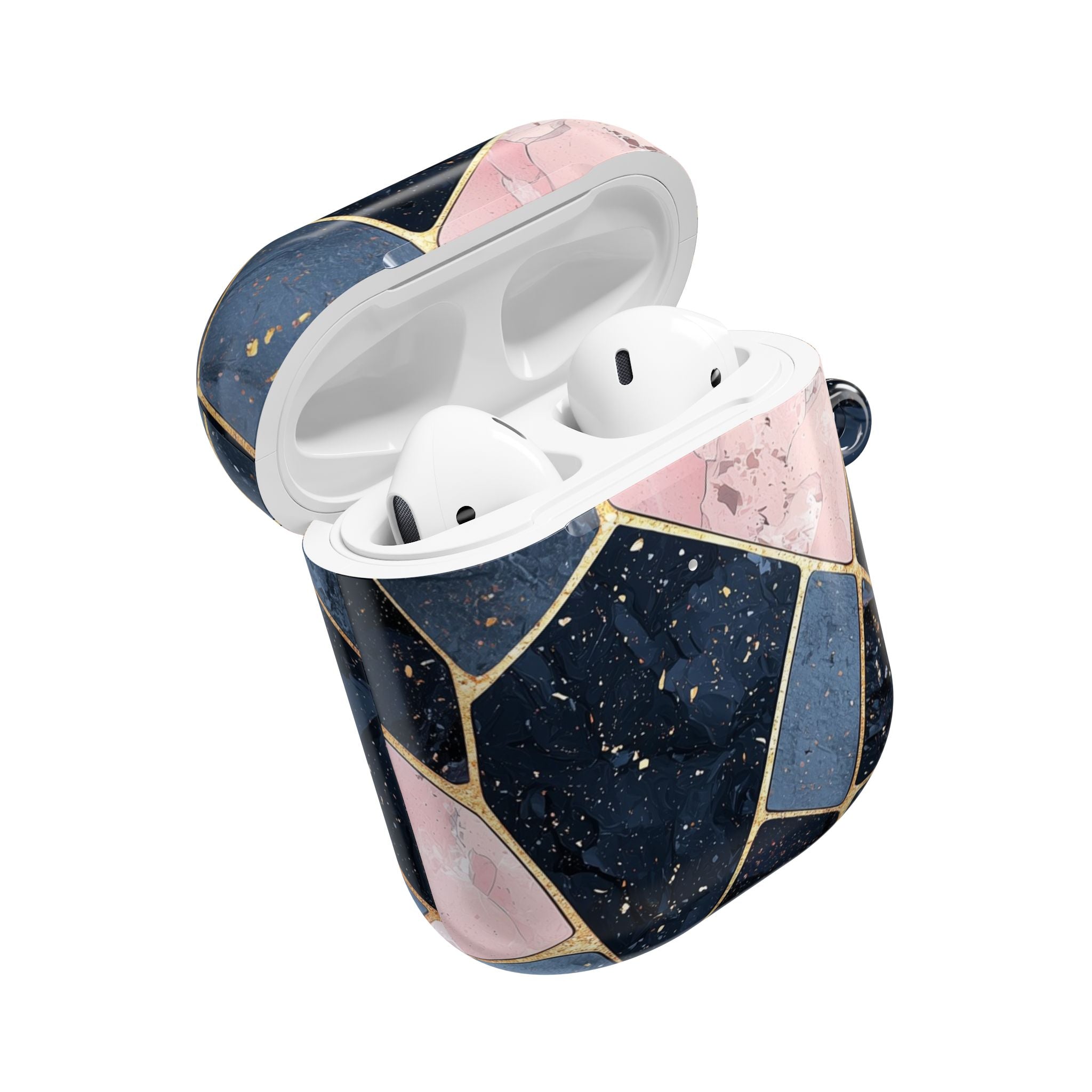 Golden Mosaic Navy - AirPods Case