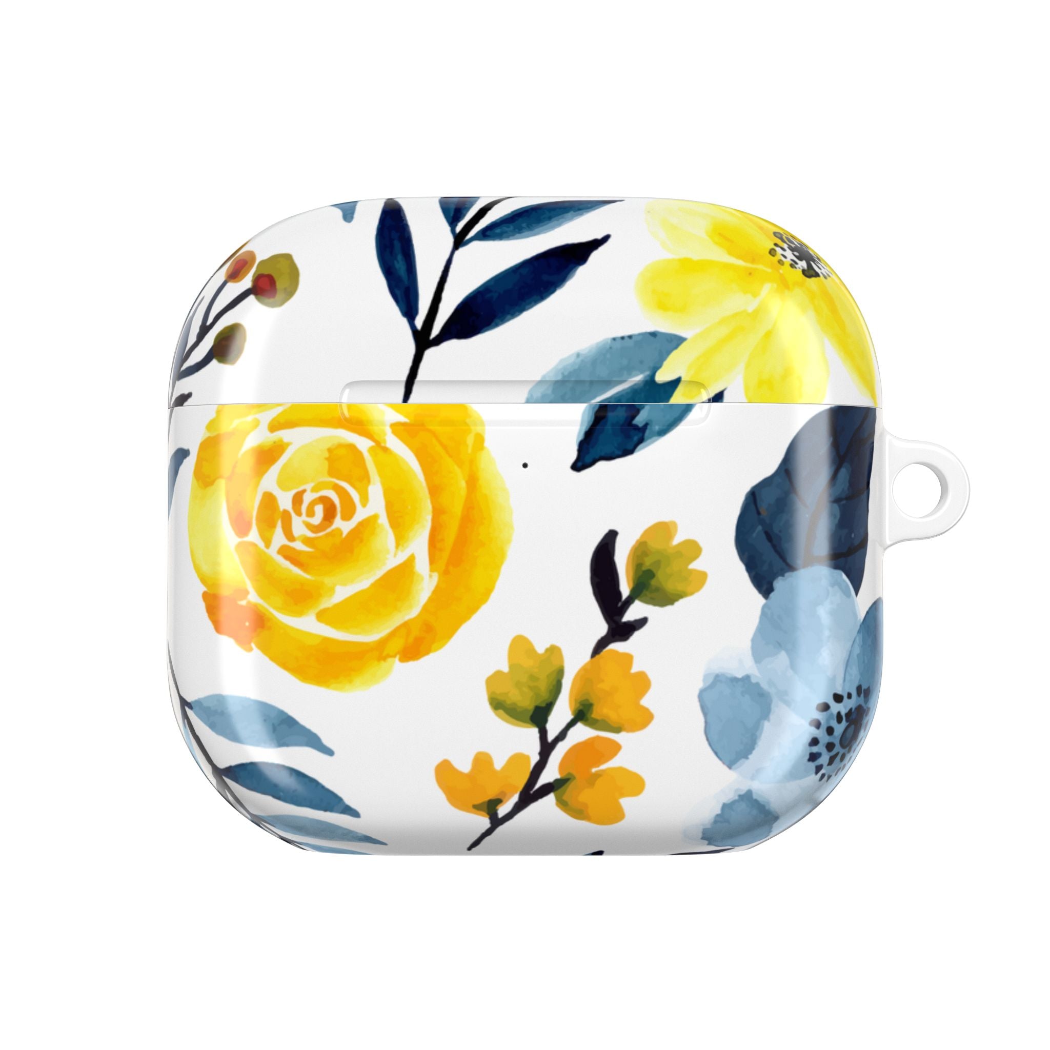 Yellow Blue Blossoms - AirPods Case