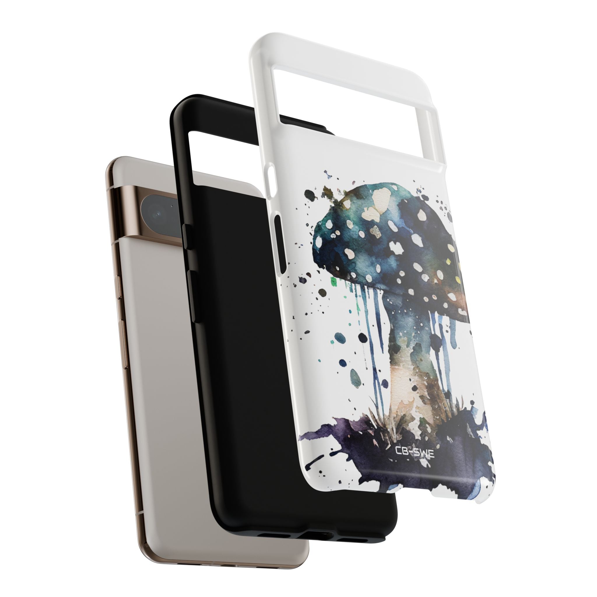 Whimsical Watercolor Mushroom - Google Pixel Case