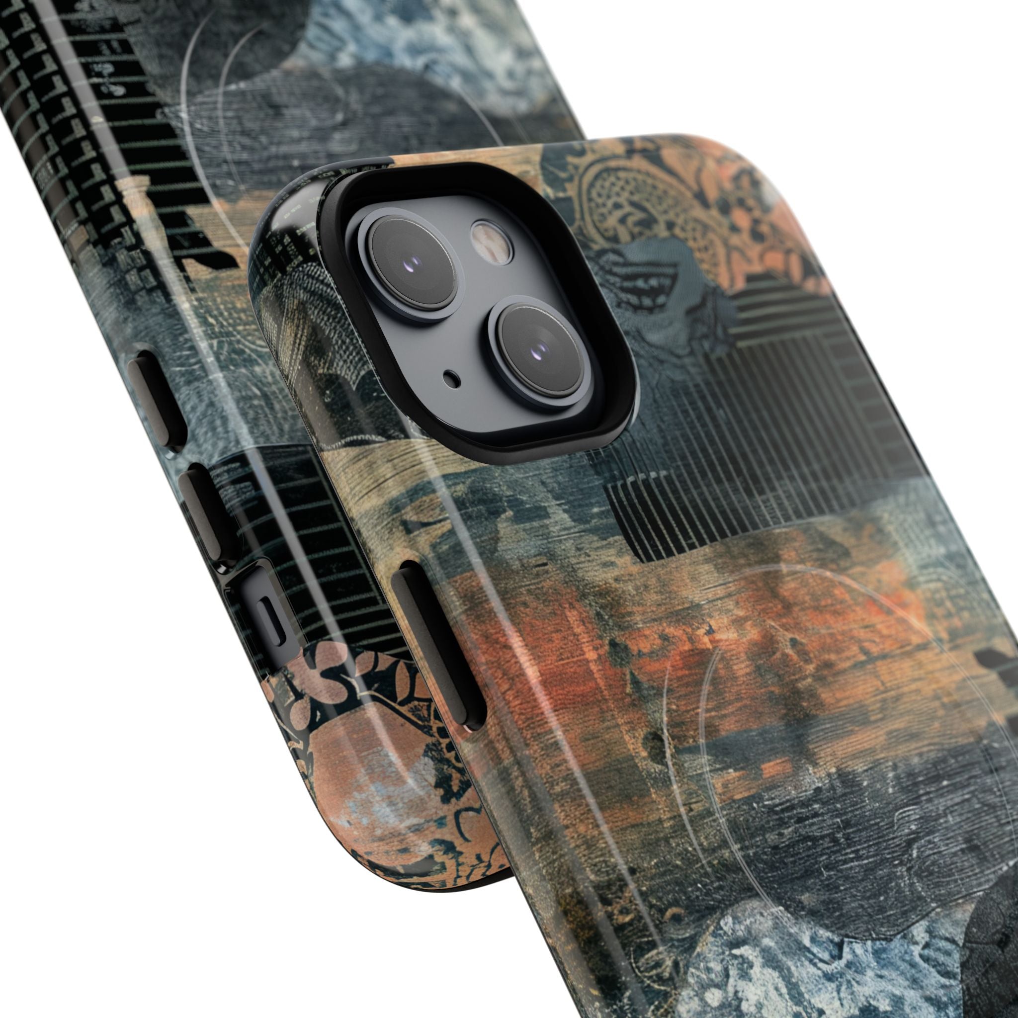 Rust Bloom Tangle iPhone 14 - Tough+