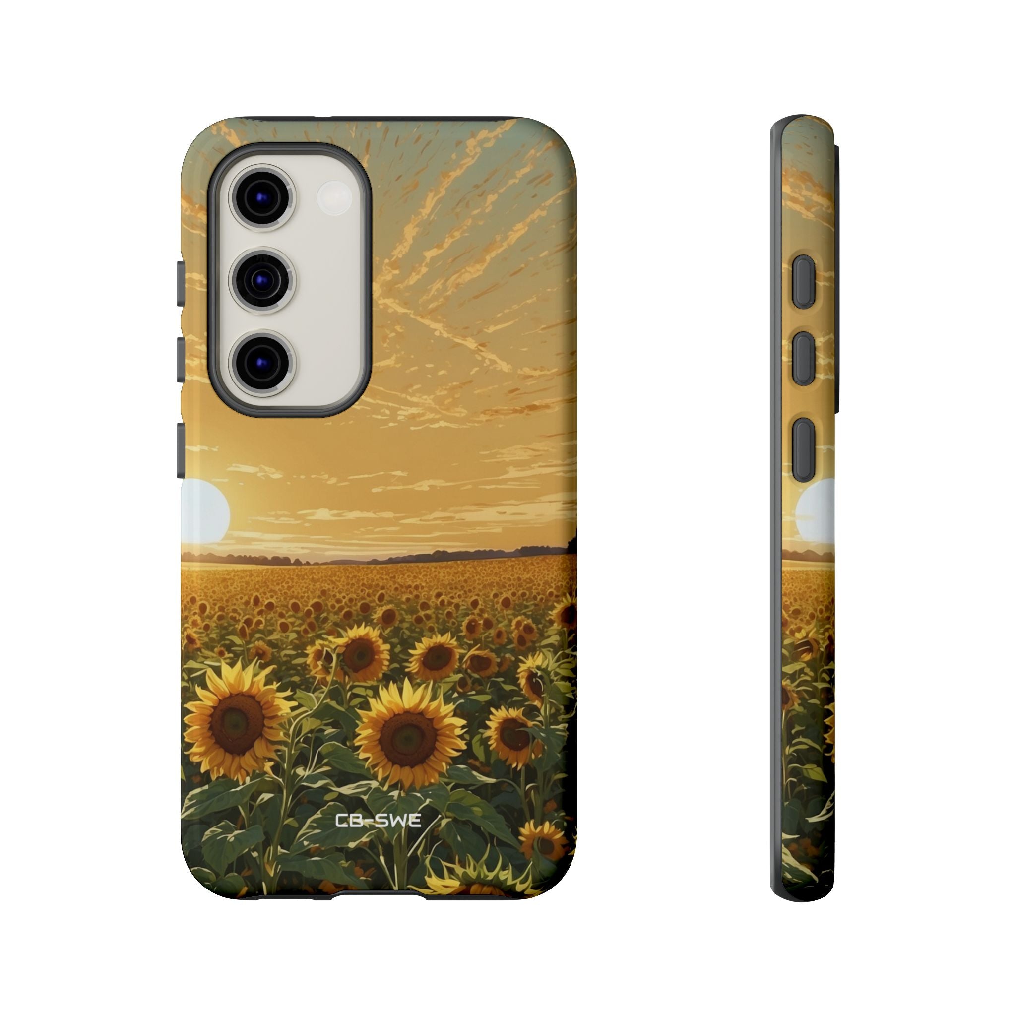 Sunflowers Embrace Sunset - Samsung Case