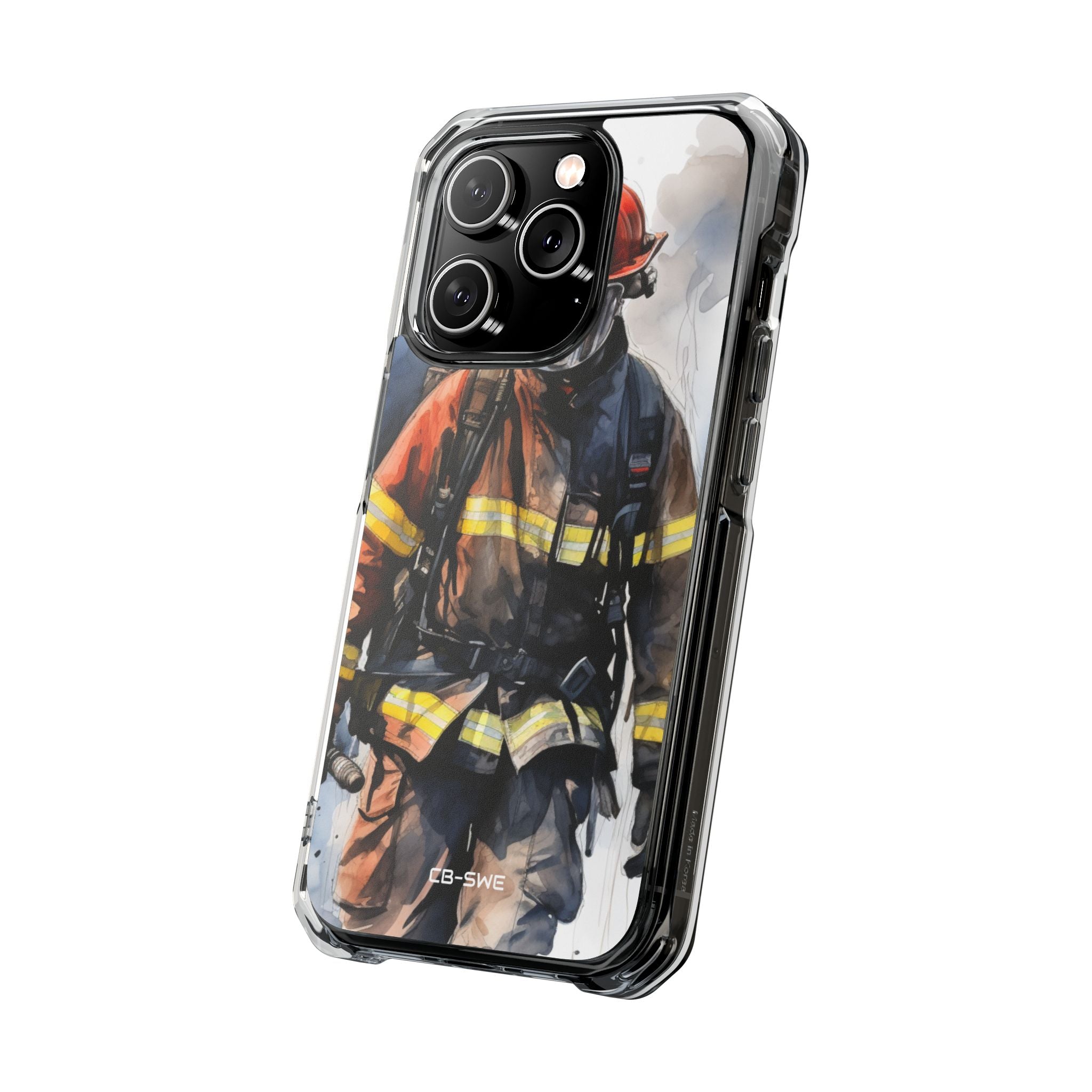Firefighter In Motion iPhone Case - Impact