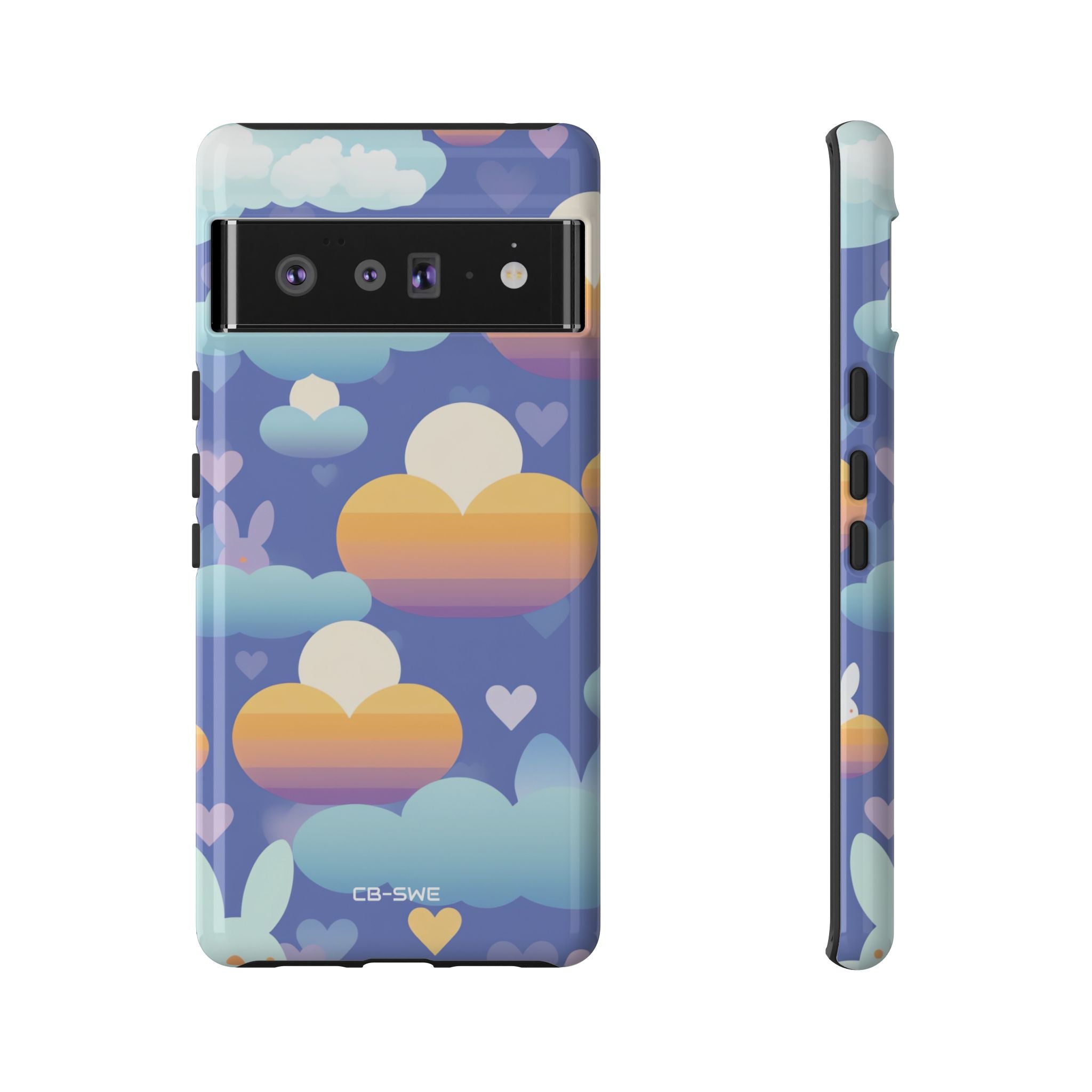 Bunnies Dance Among Clouds - Google Pixel Case