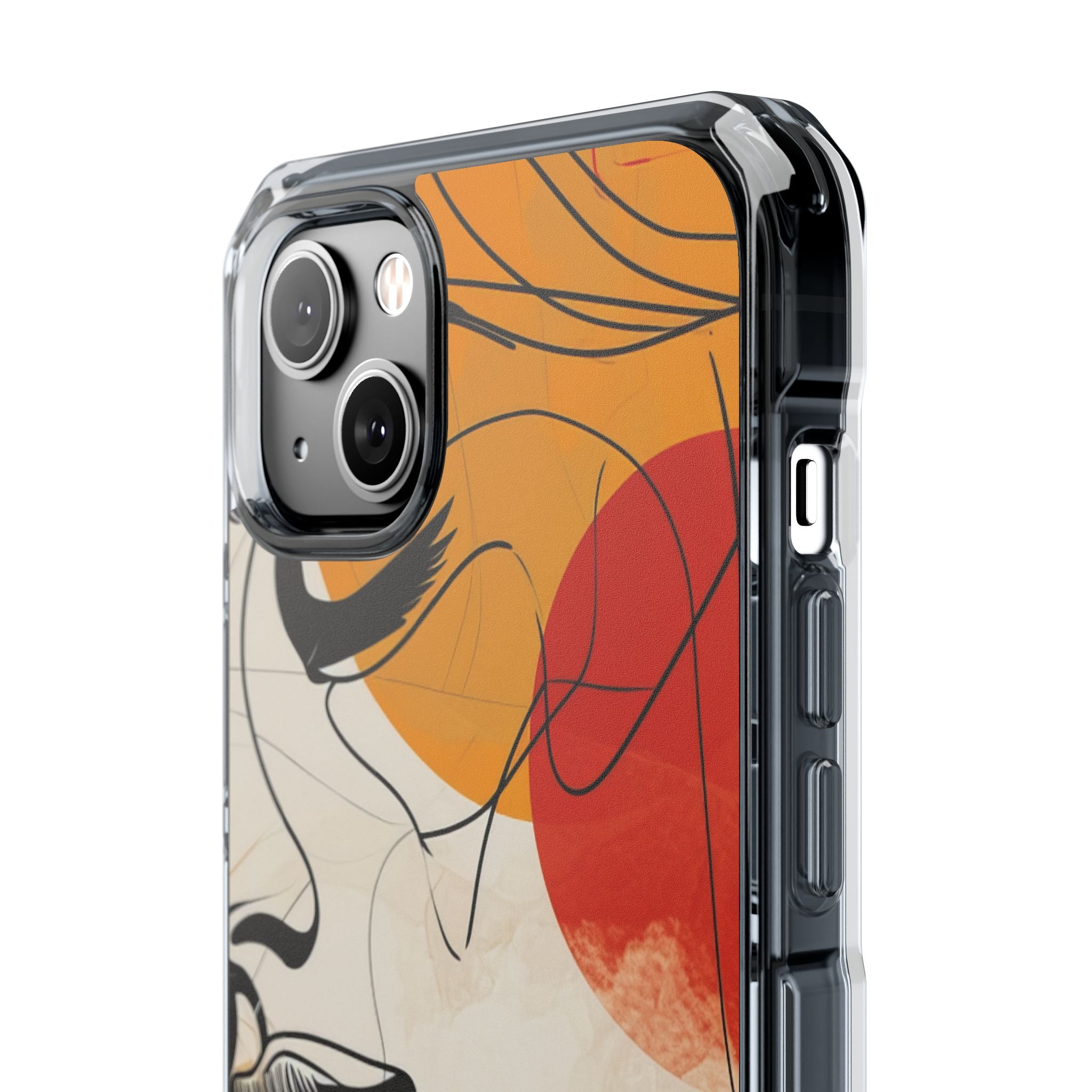 Fluid Face Lines iPhone 14 - Impact Clear+