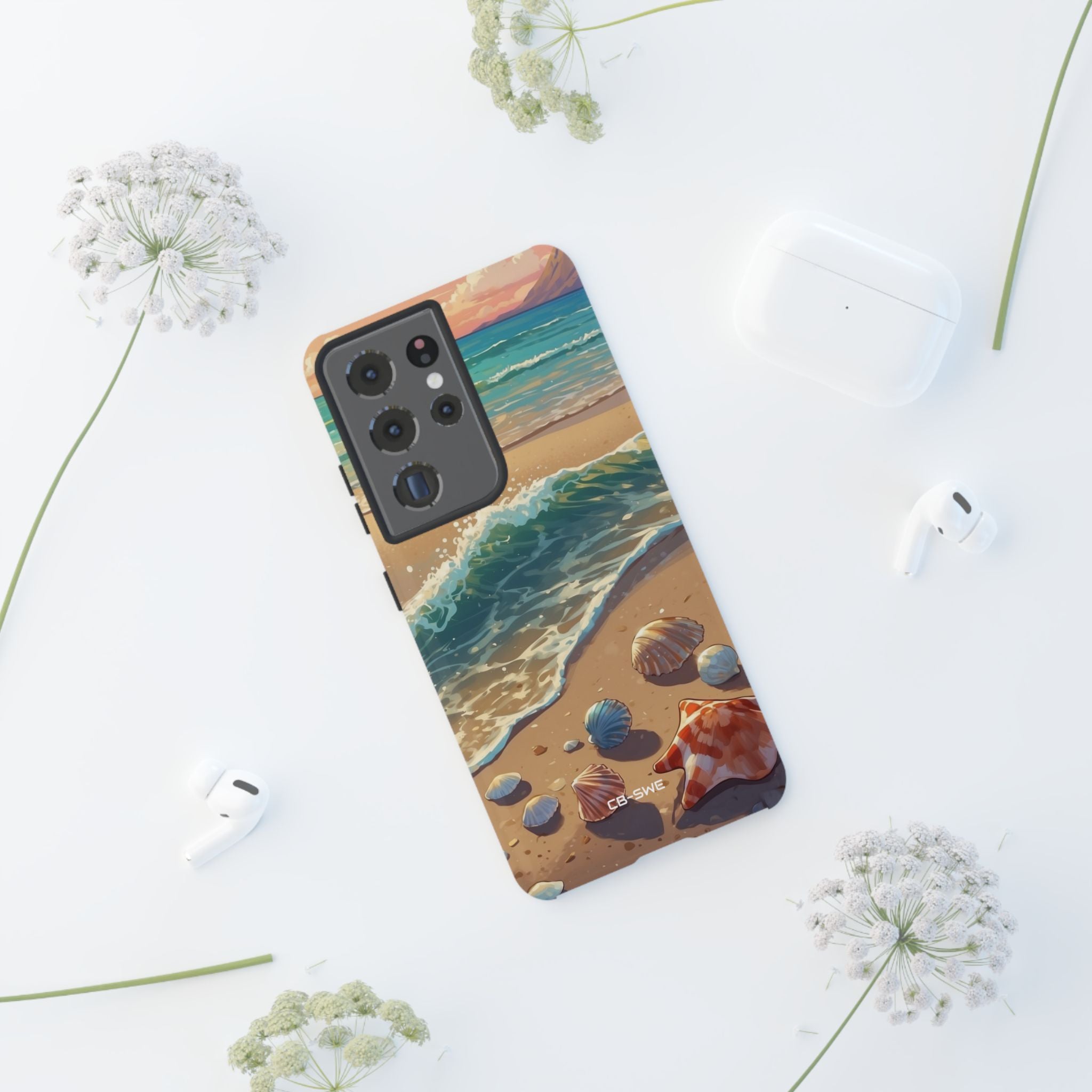 Seashells Kiss Shore - Samsung Case