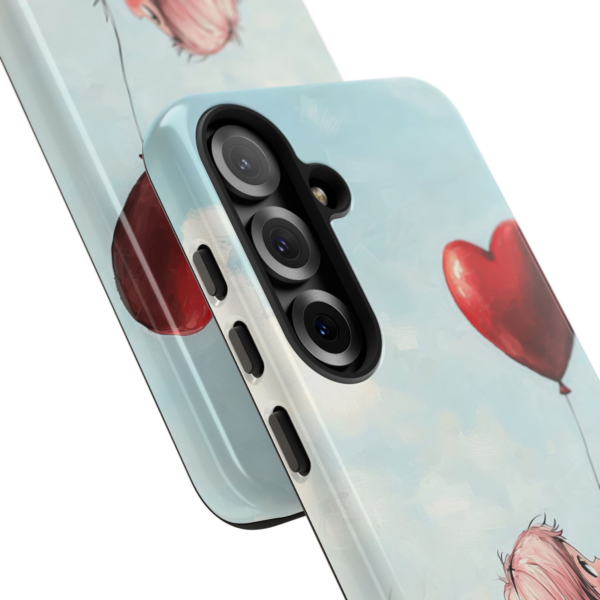 Heart Balloon Glow Samsung S25 Plus Case - Tough