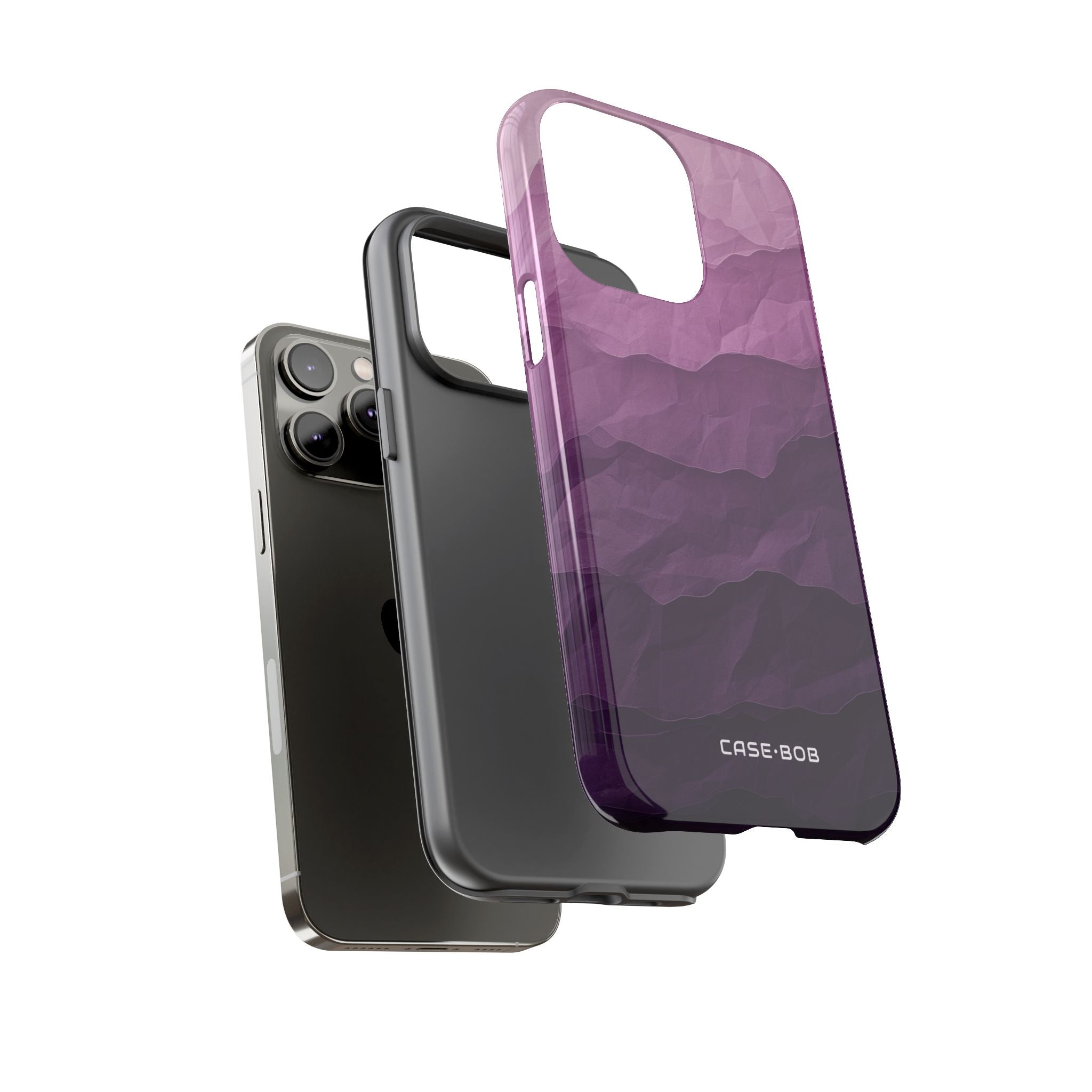 Purple Wave Layers iPhone 14 Pro Max Case - Tough