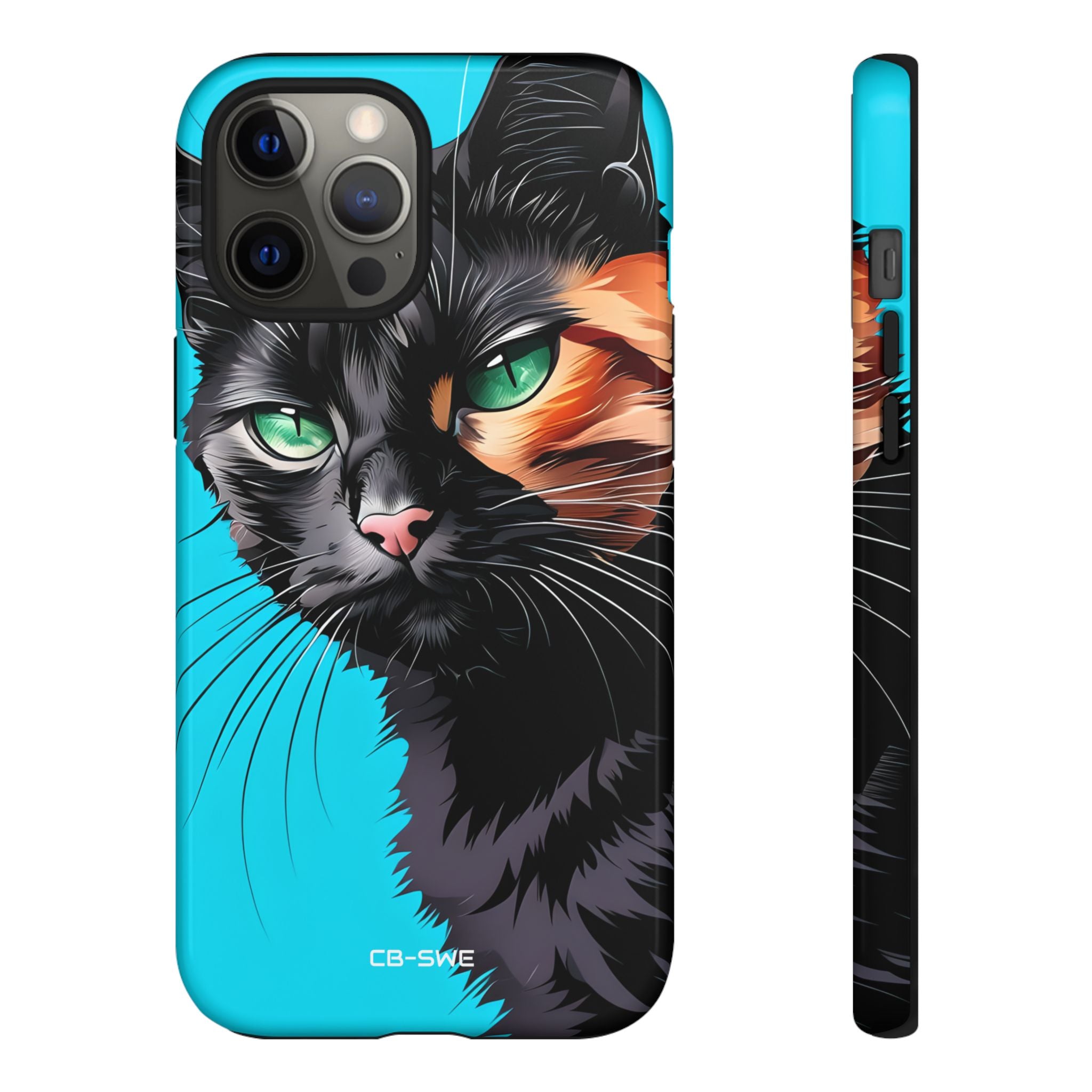 Curious Cat Stare - iPhone Case