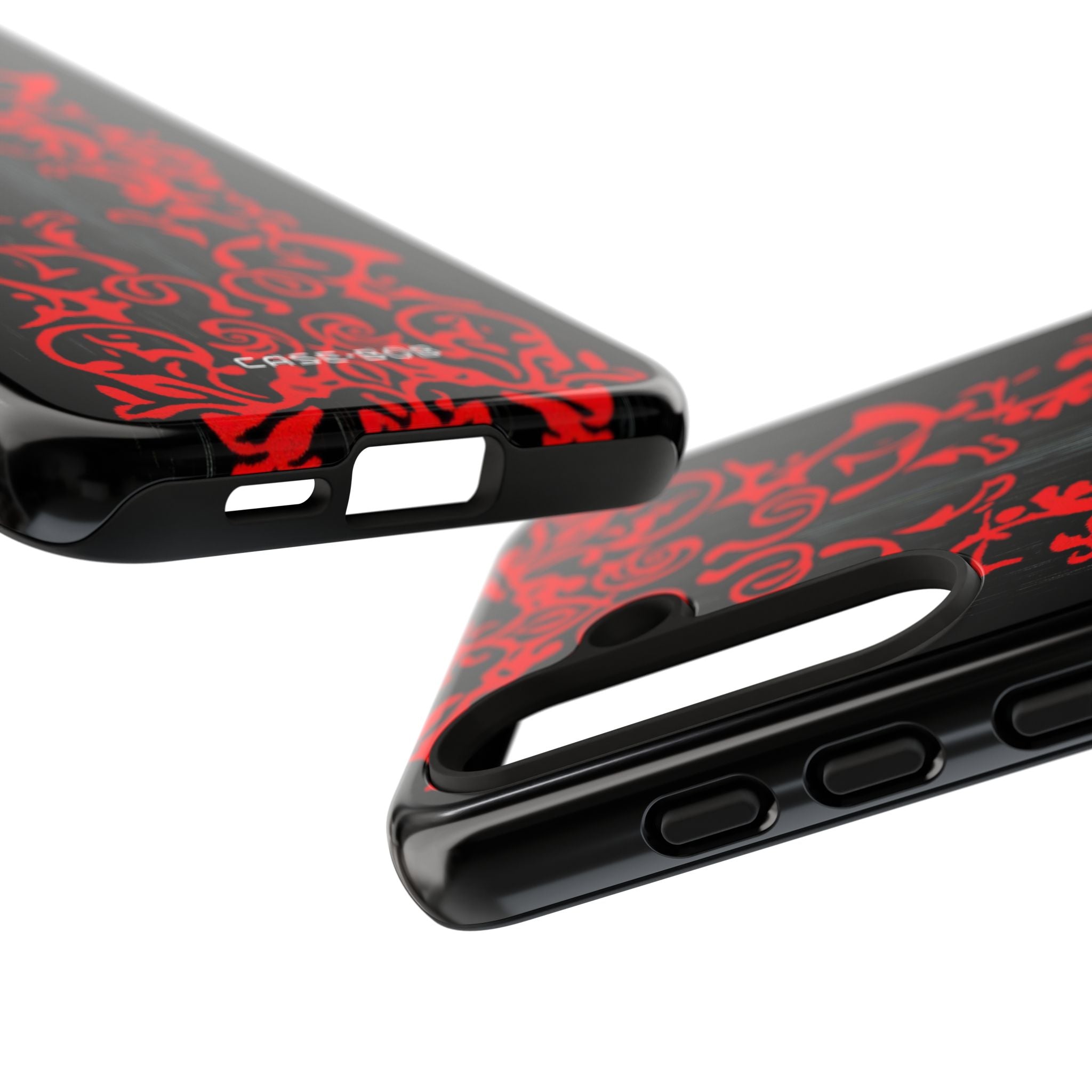 Crimson Spiral Samsung S24 Case - Tough