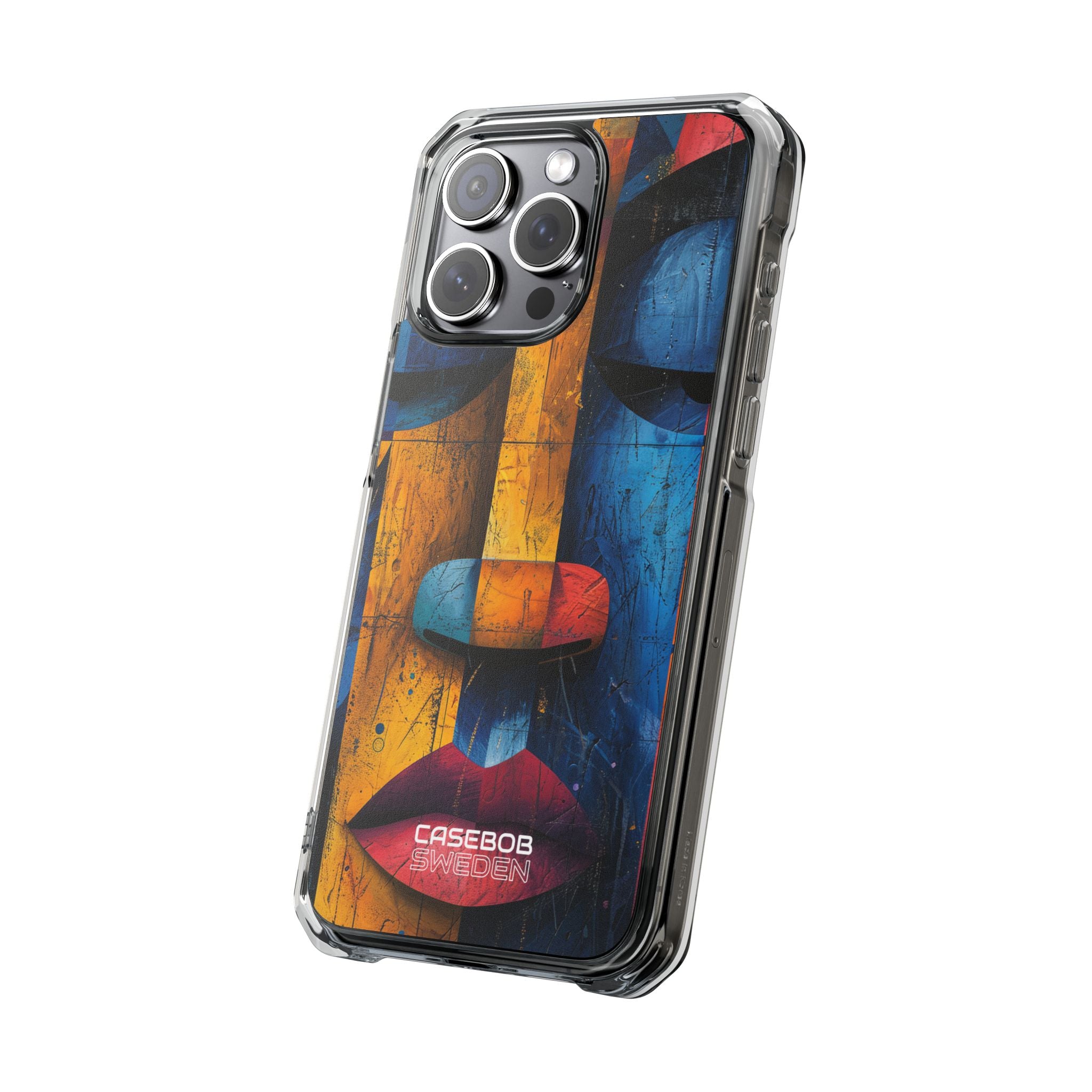 Geometric Face Fusion iPhone 15 - Impact Clear+