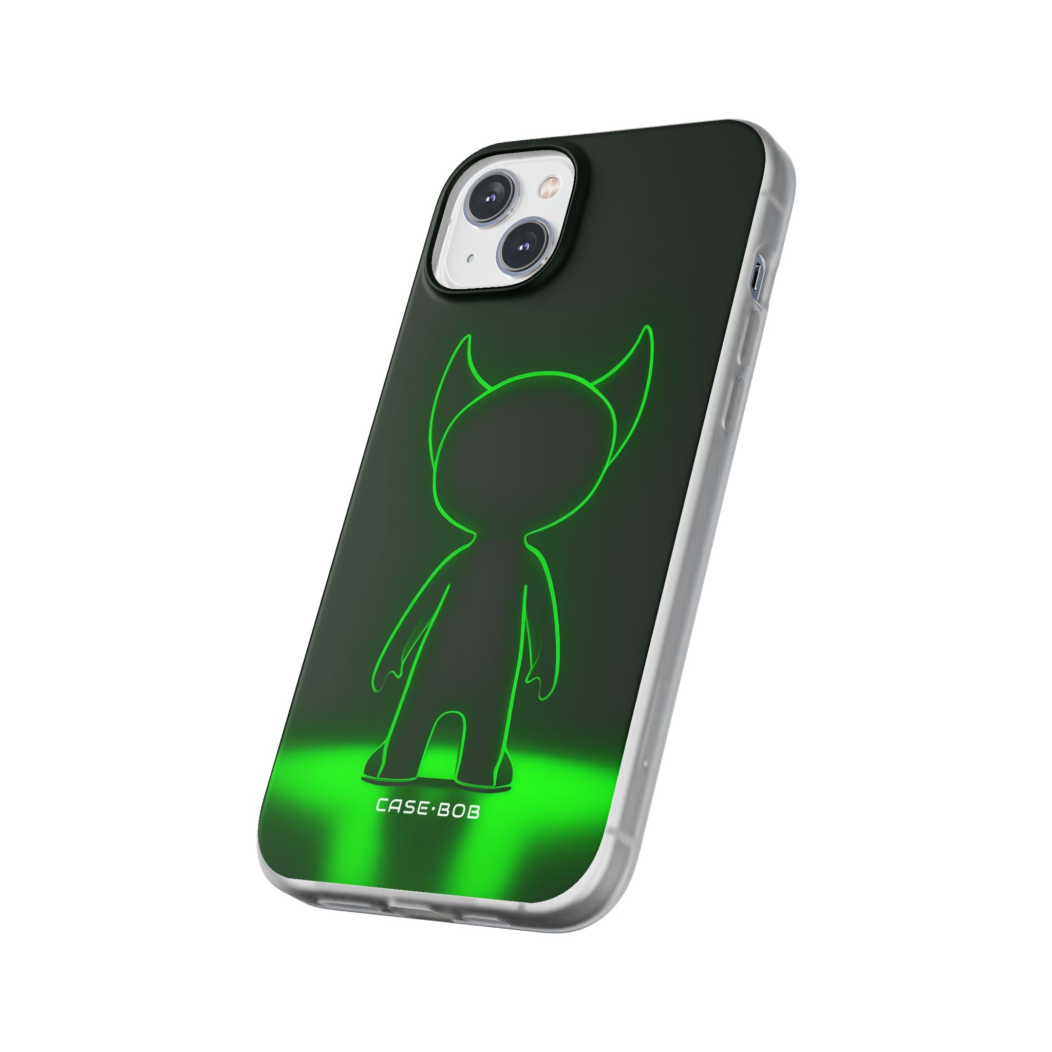 Neon Horned Glow iPhone 14 Plus Case - Soft