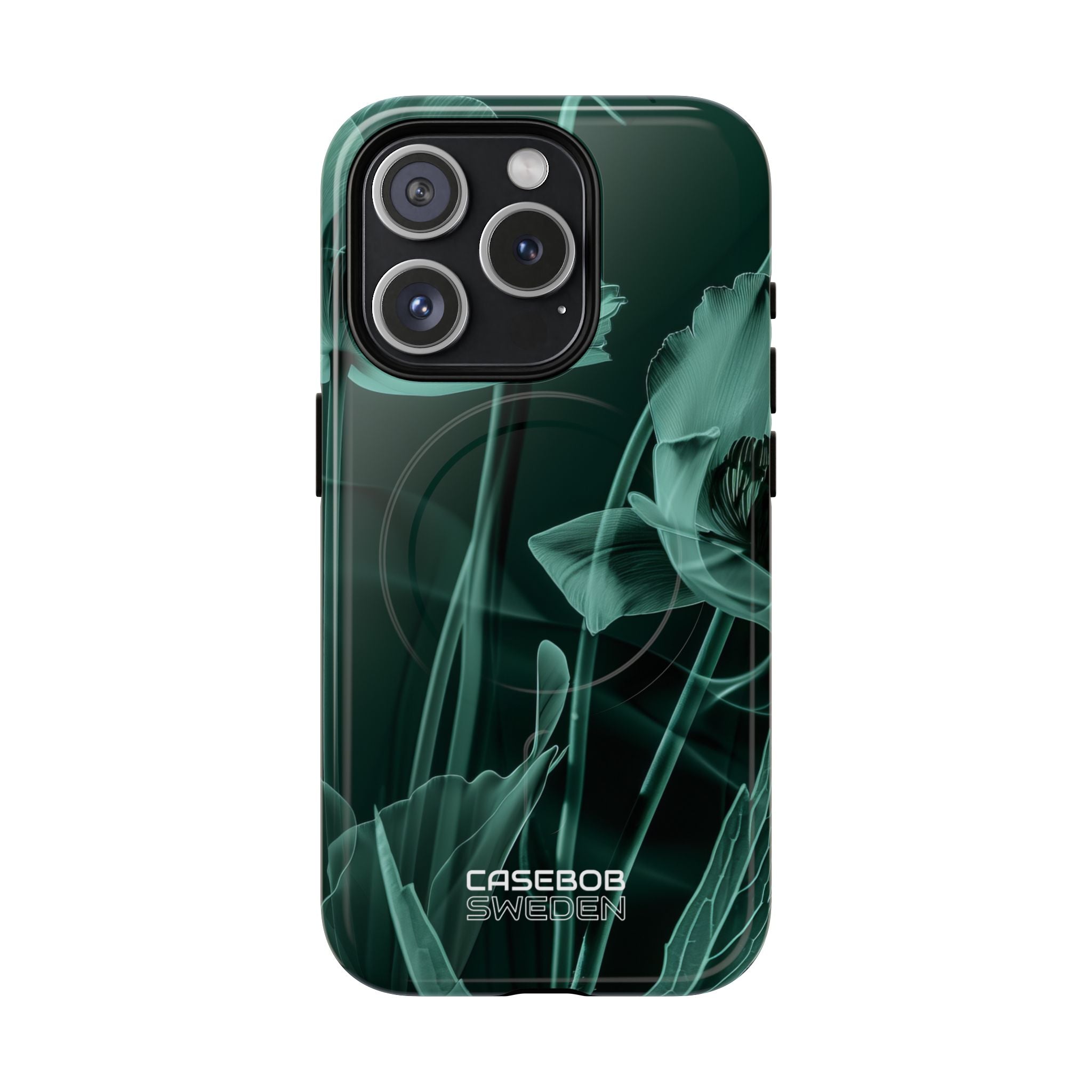 Teal Bloom Radiance iPhone 15 - Tough+