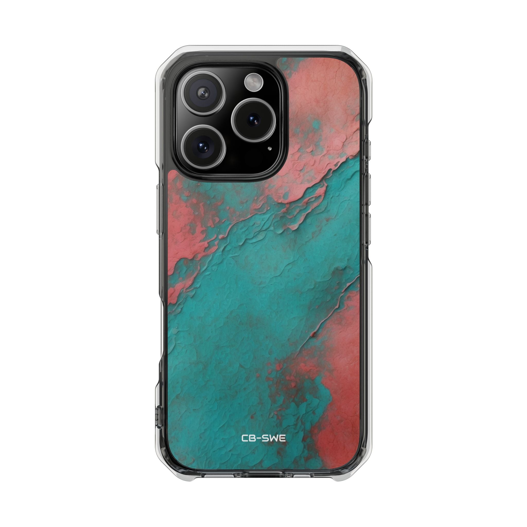 Turquoise Waves Dance iPhone Case - Impact