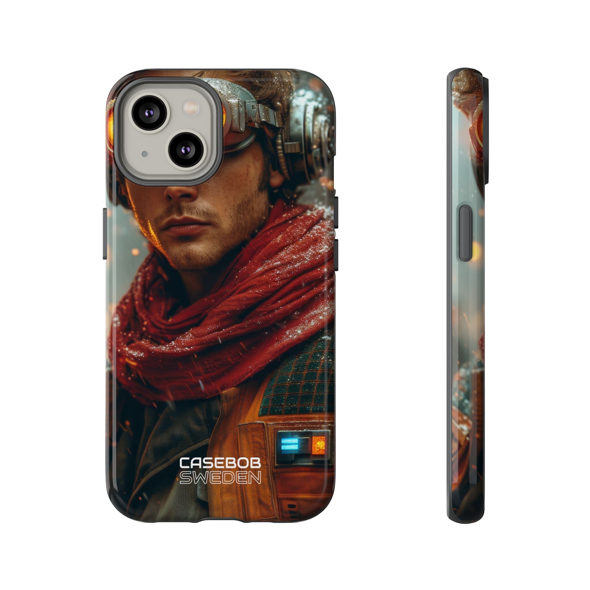 Futuristic Steampunk Explorer iPhone 14 - Tough