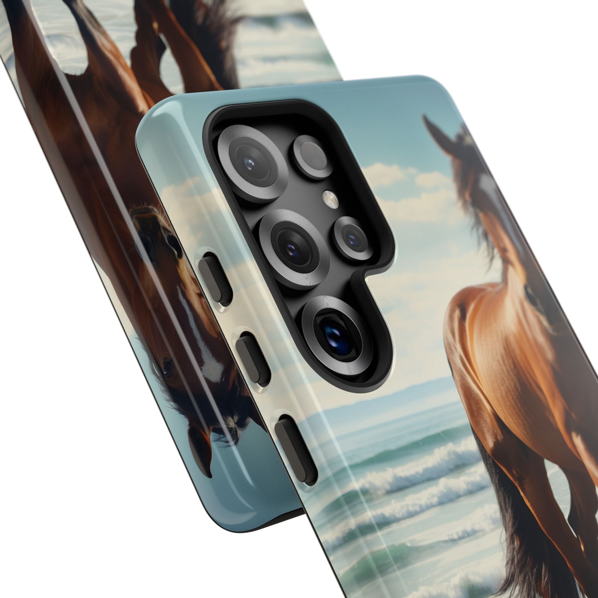 Horse Gallops Shoreline - Samsung Case