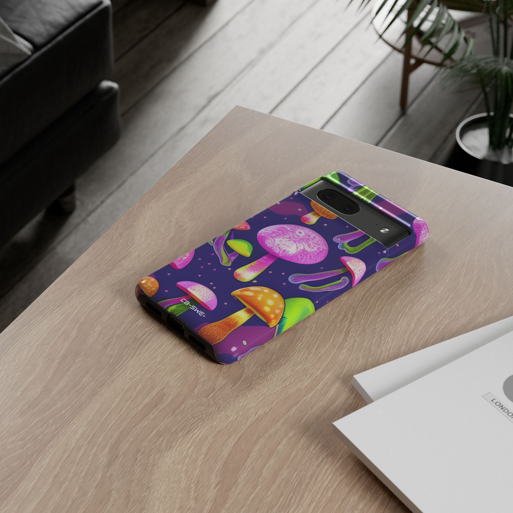 Neon Mushroom Dreams - Google Pixel Case