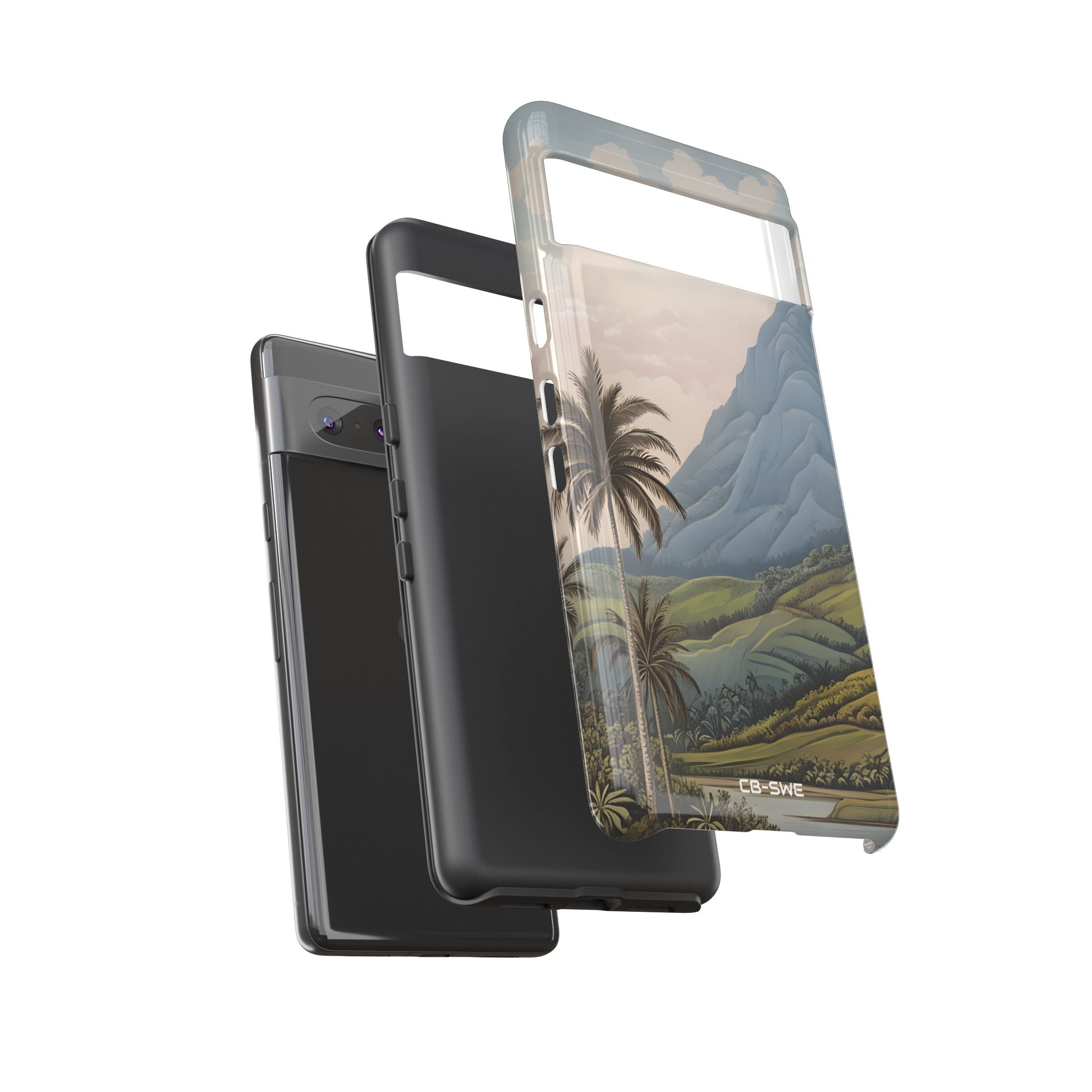 Serene Mountain Oasis - Google Pixel Case