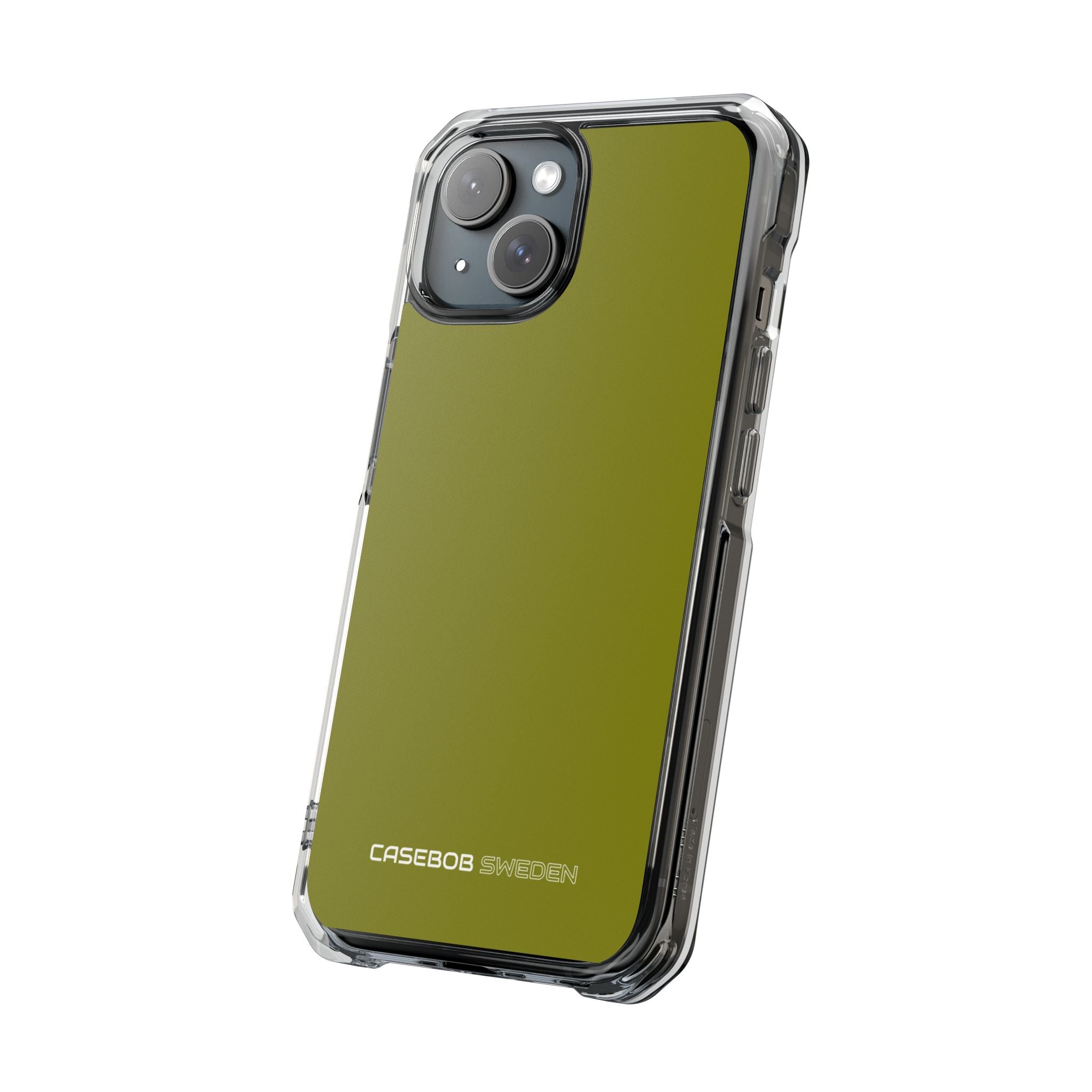 Olive Green iPhone 15 - Impact Clear+
