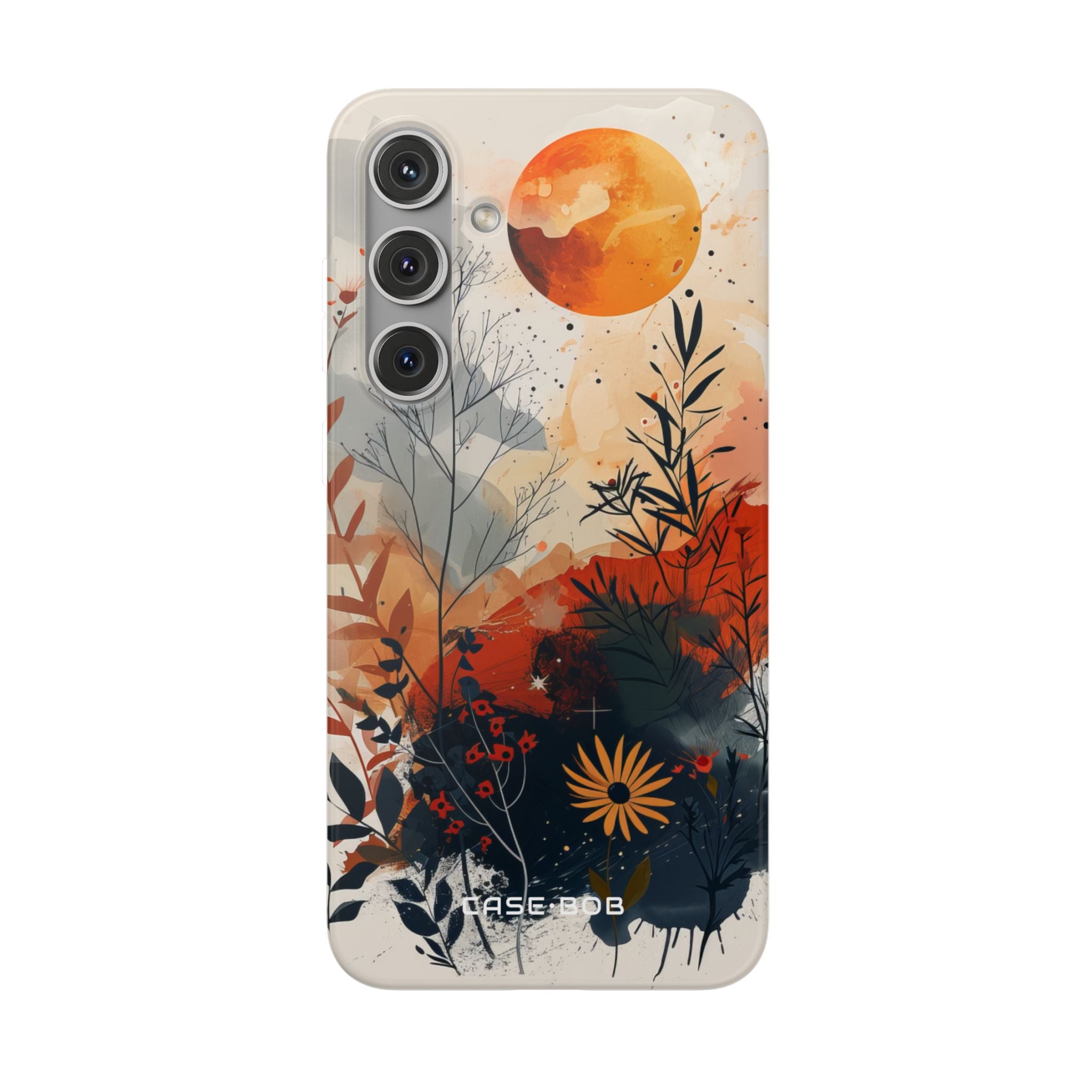 Orange Solstice Samsung S24 Plus Case - Soft