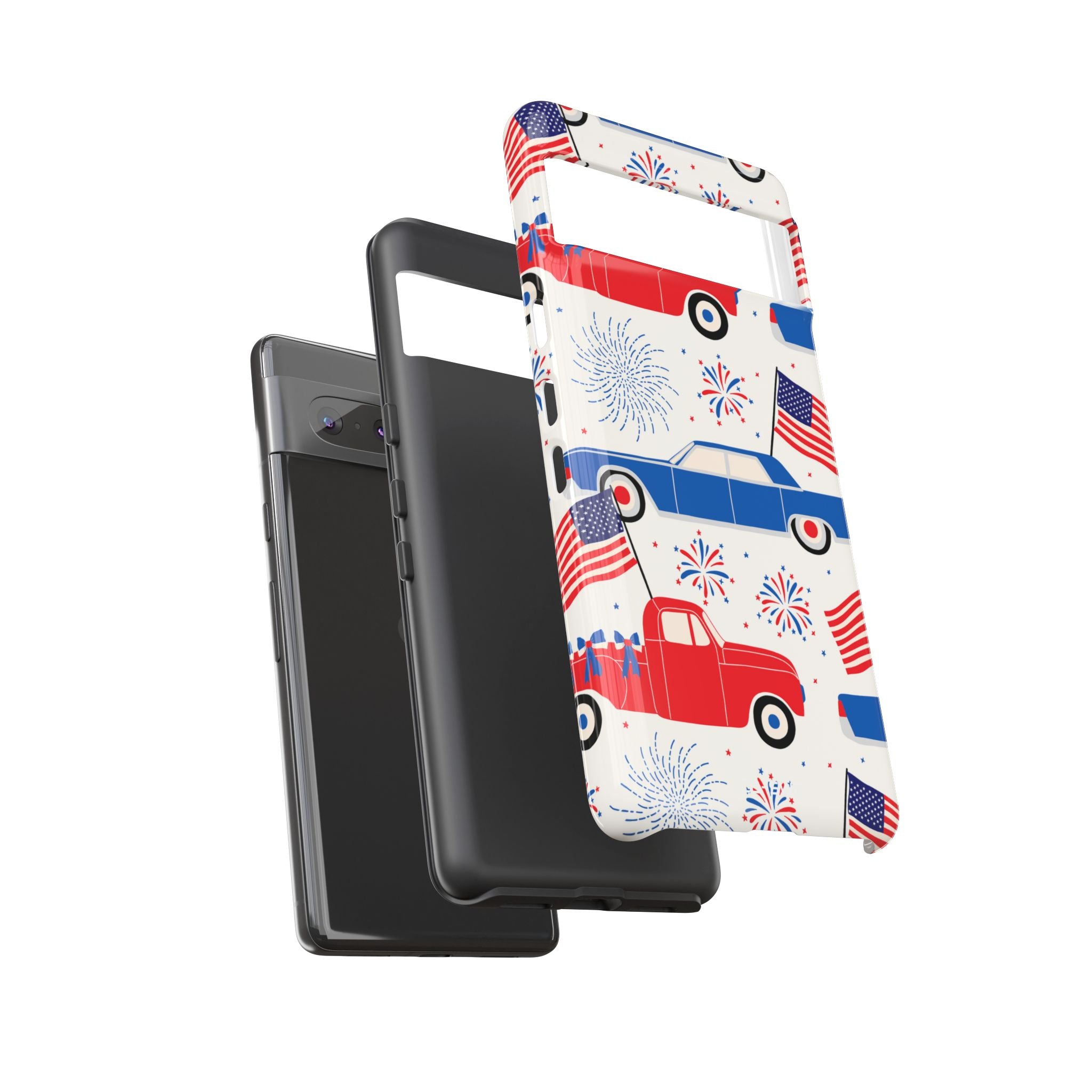Vintage Cars Celebrate - Google Pixel Case