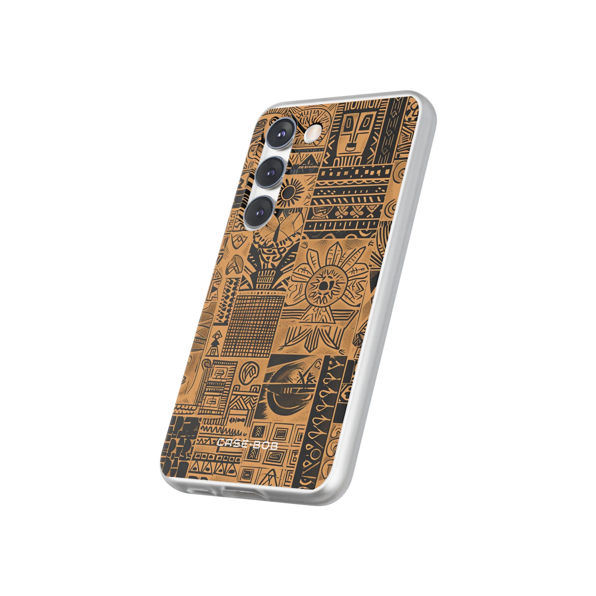 Tribal Faces Samsung S23 Case - Soft